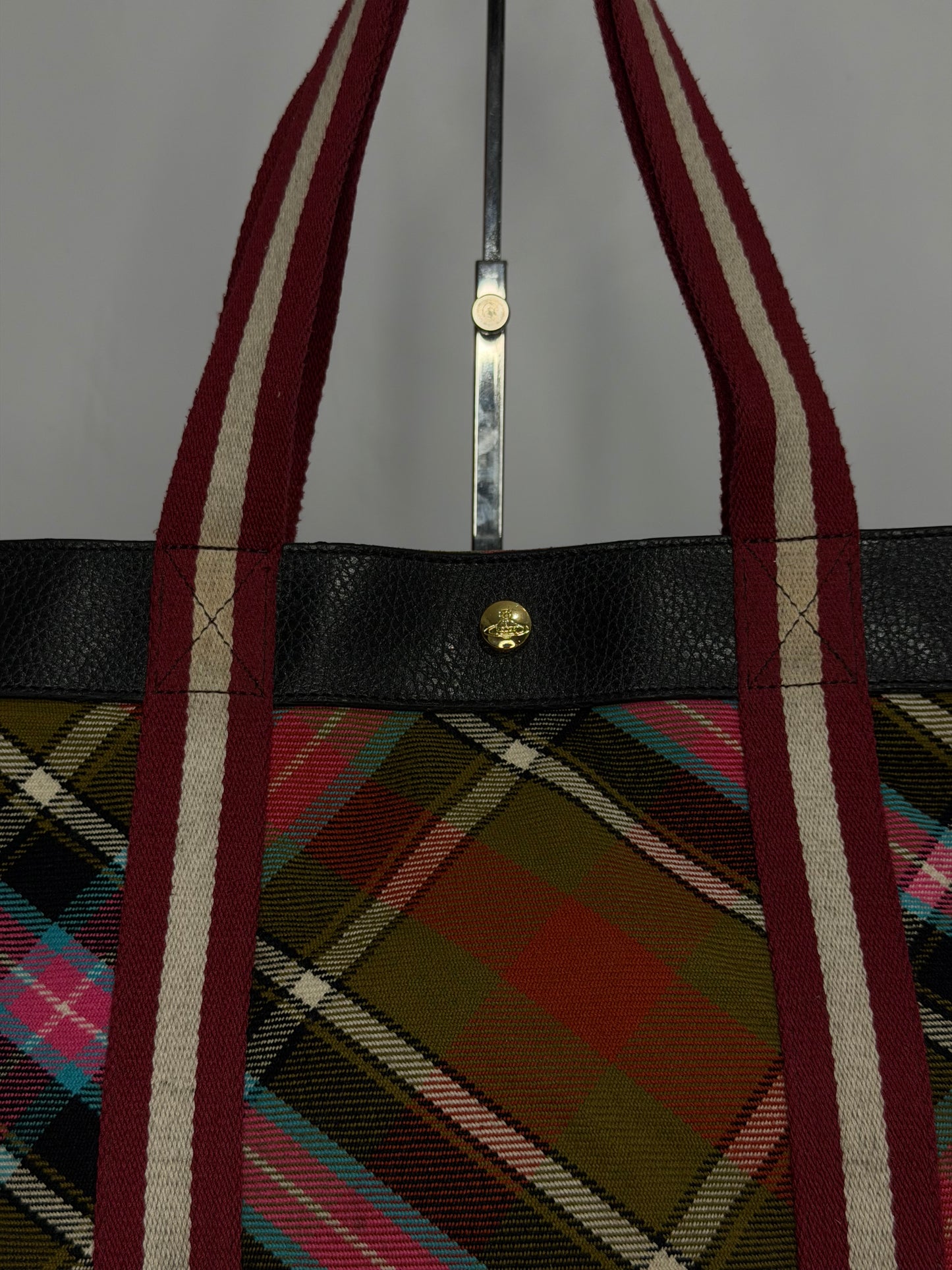 Vivienne Westwood Derby Tote Bag – Multicolour Tartan