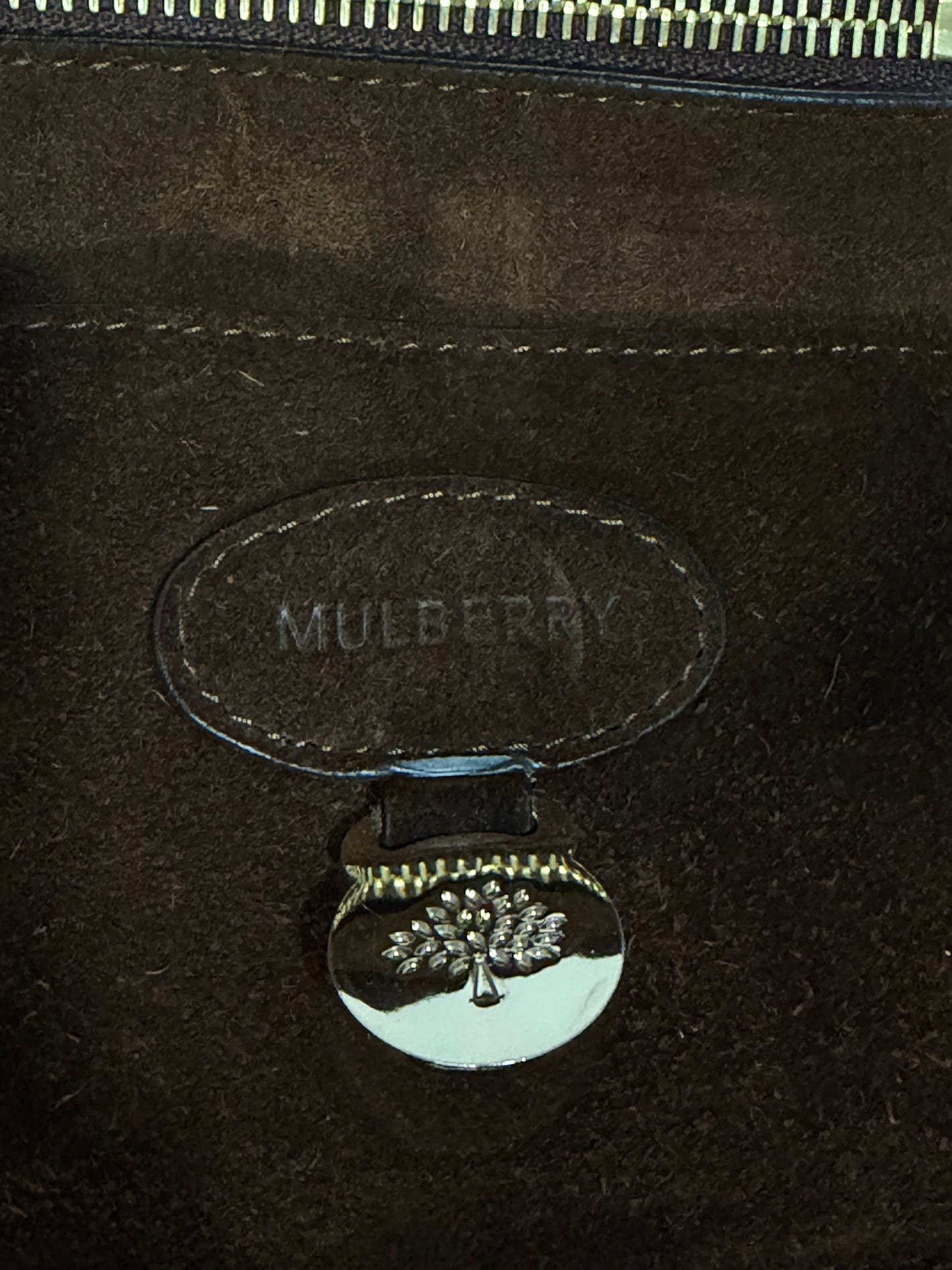 Mulberry Bayswater Pony Hair Leopard Print Tote Bag Brown Calf Hair Leather