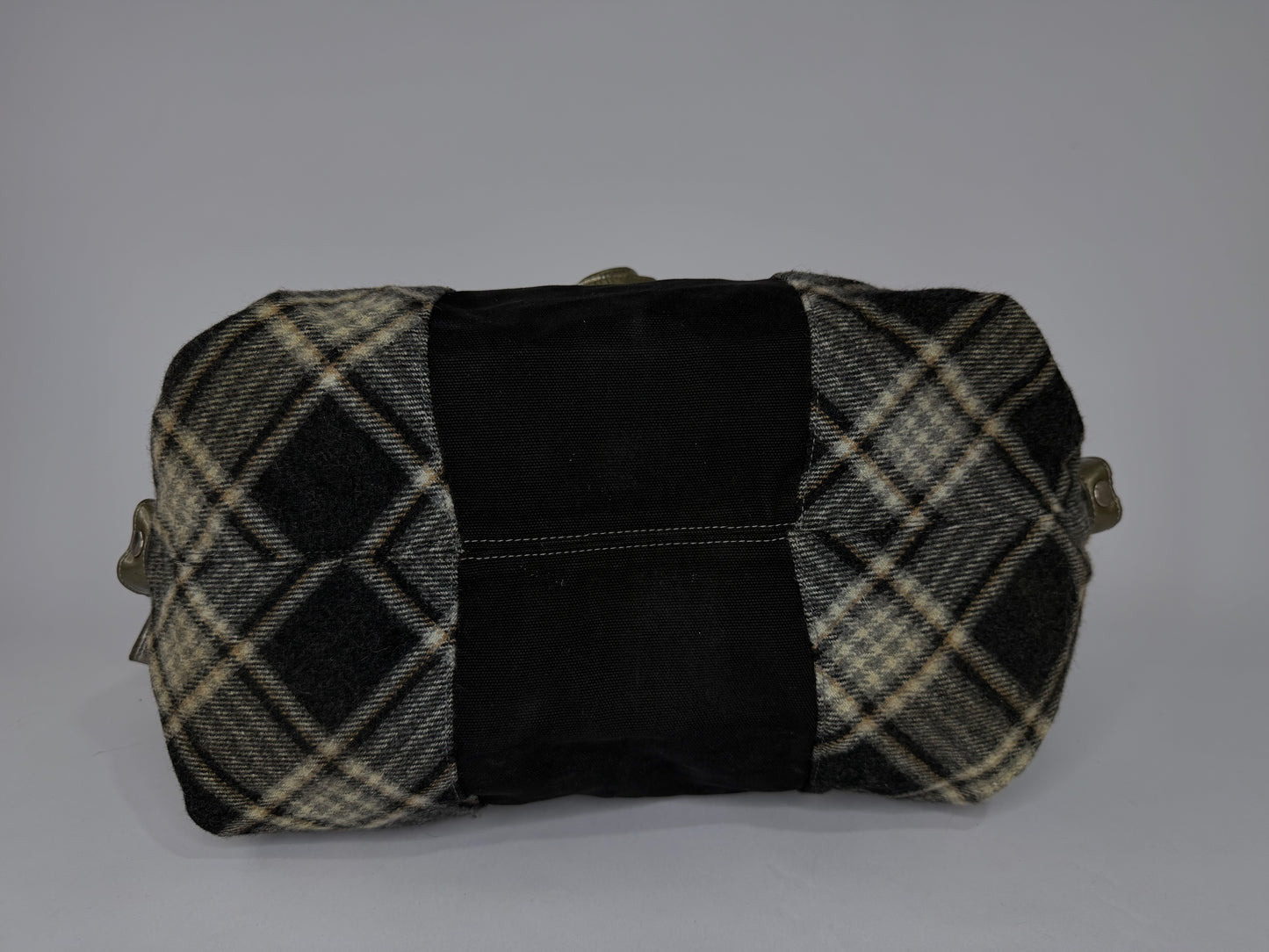 VIVIENNE WESTWOOD Multicolor Plaid Tote Bag.
