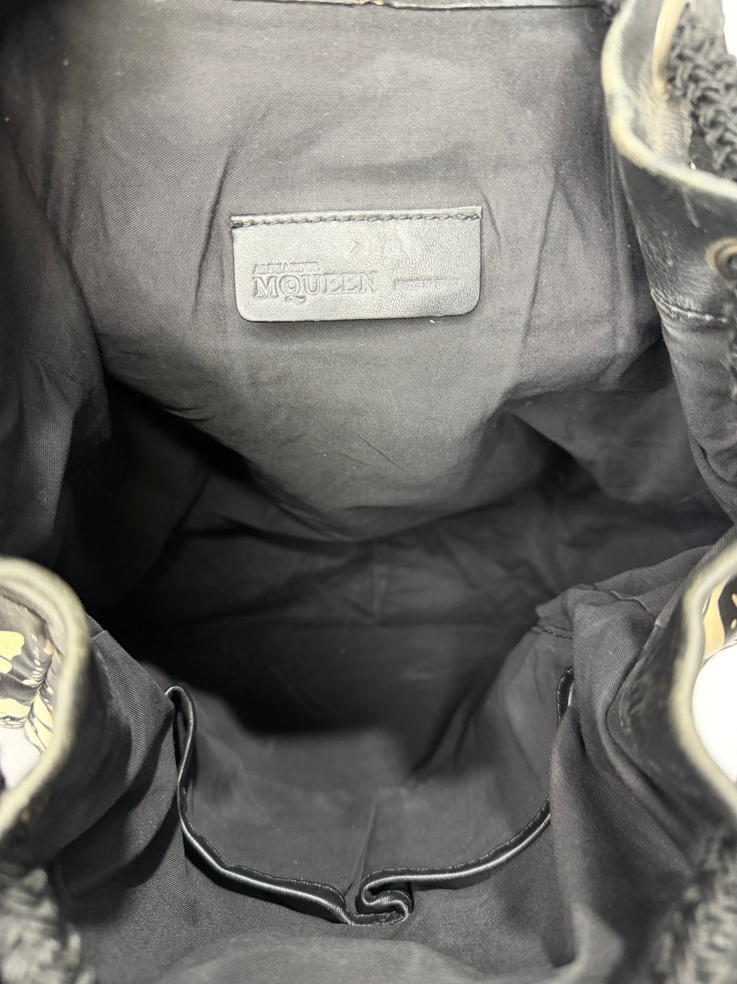 Alexander McQueen
Satin Skull & Lace Backpack