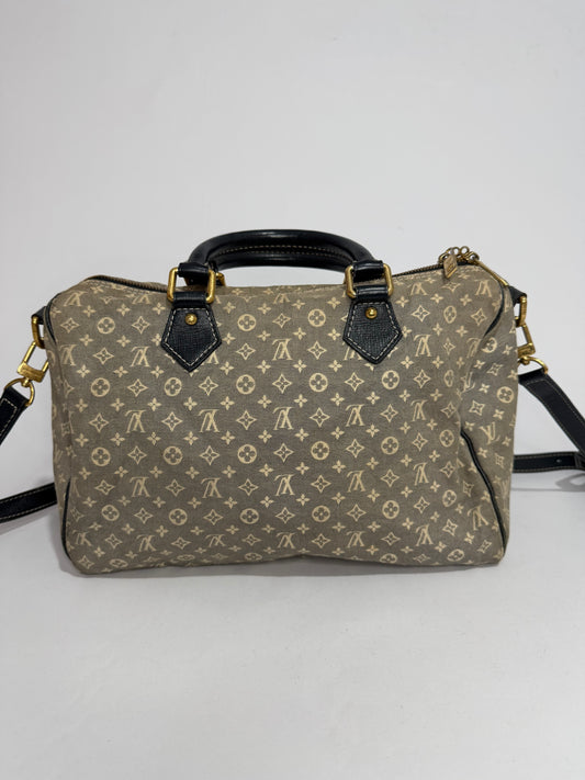 Louis Vuitton Monogram Canvas Mini Lin Speedy 30 Bag