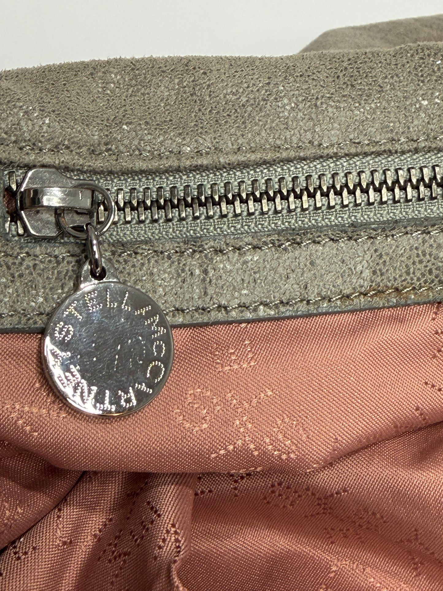 Stella McCartney Green Faux Leather Falabella Tote