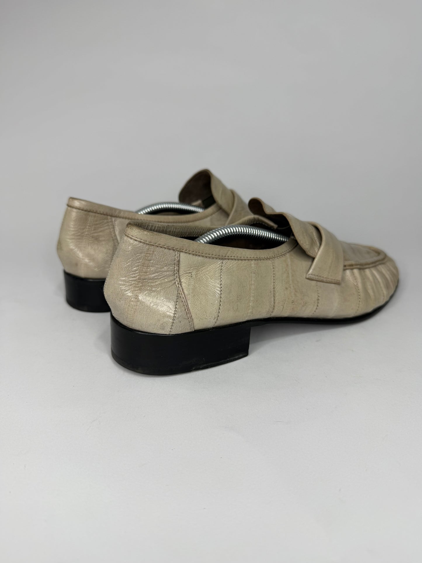 THE ROW 25mm Soft Eel Leather Loafers Size 39 EU/ 9 US/ 6 UK