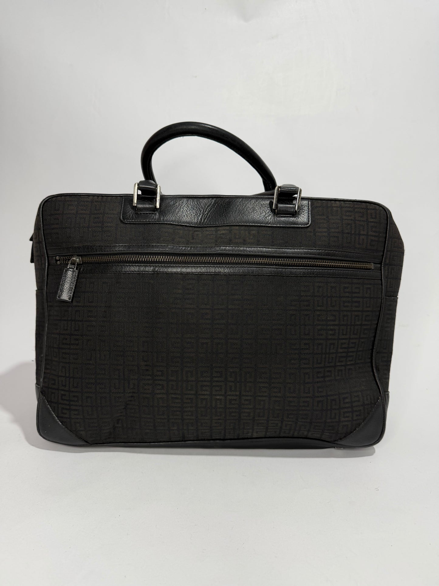 Vintage Givenchy Monogram Travel Boston Bag / Large Weekender Duffel