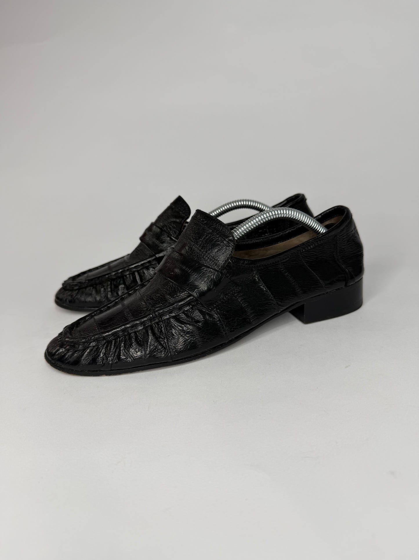 THE ROW 25mm Soft Eel Leather Loafers Size 38 EU/ 8 US/ UK