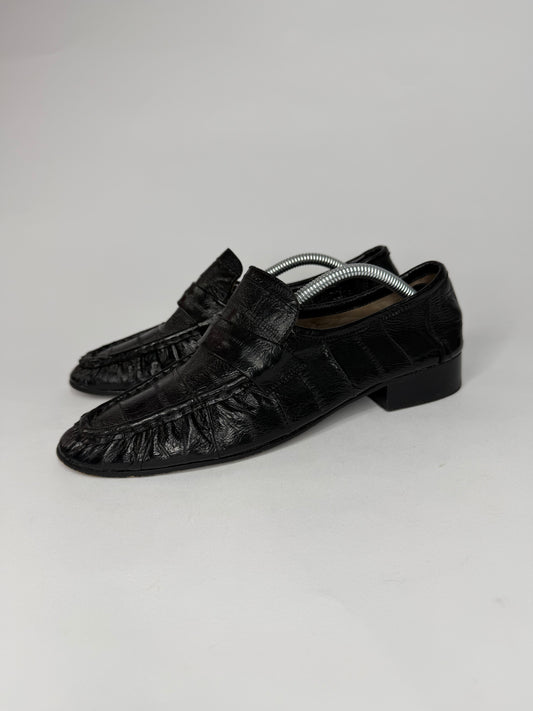 THE ROW 25mm Soft Eel Leather Loafers Size 38 EU/ 8 US/ UK