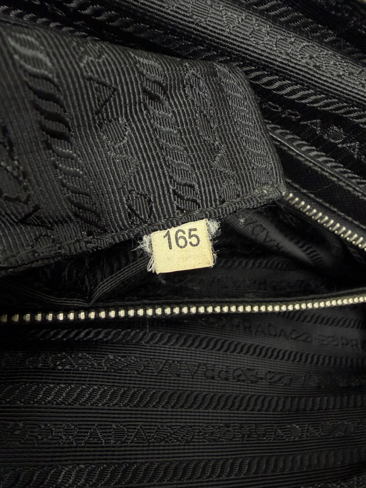 Prada Black Tessuto Nylon Leather Trim Briefcase Tote Bag
