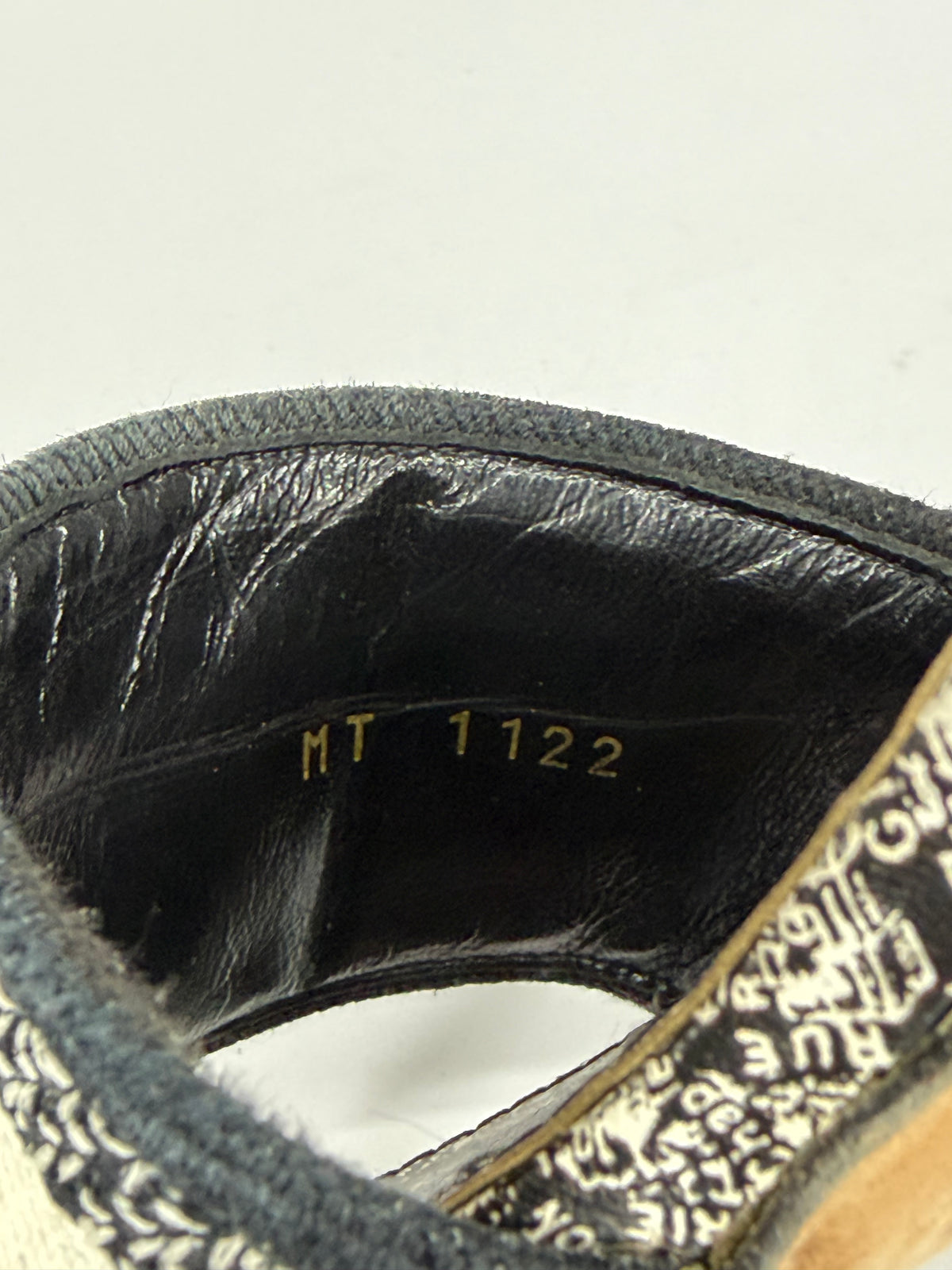 CHRISTIAN DIOR
Canvas Lurex Embroidered Dway 40mm Slide Sandals Size 36 EU/ 6 US / 3 UK