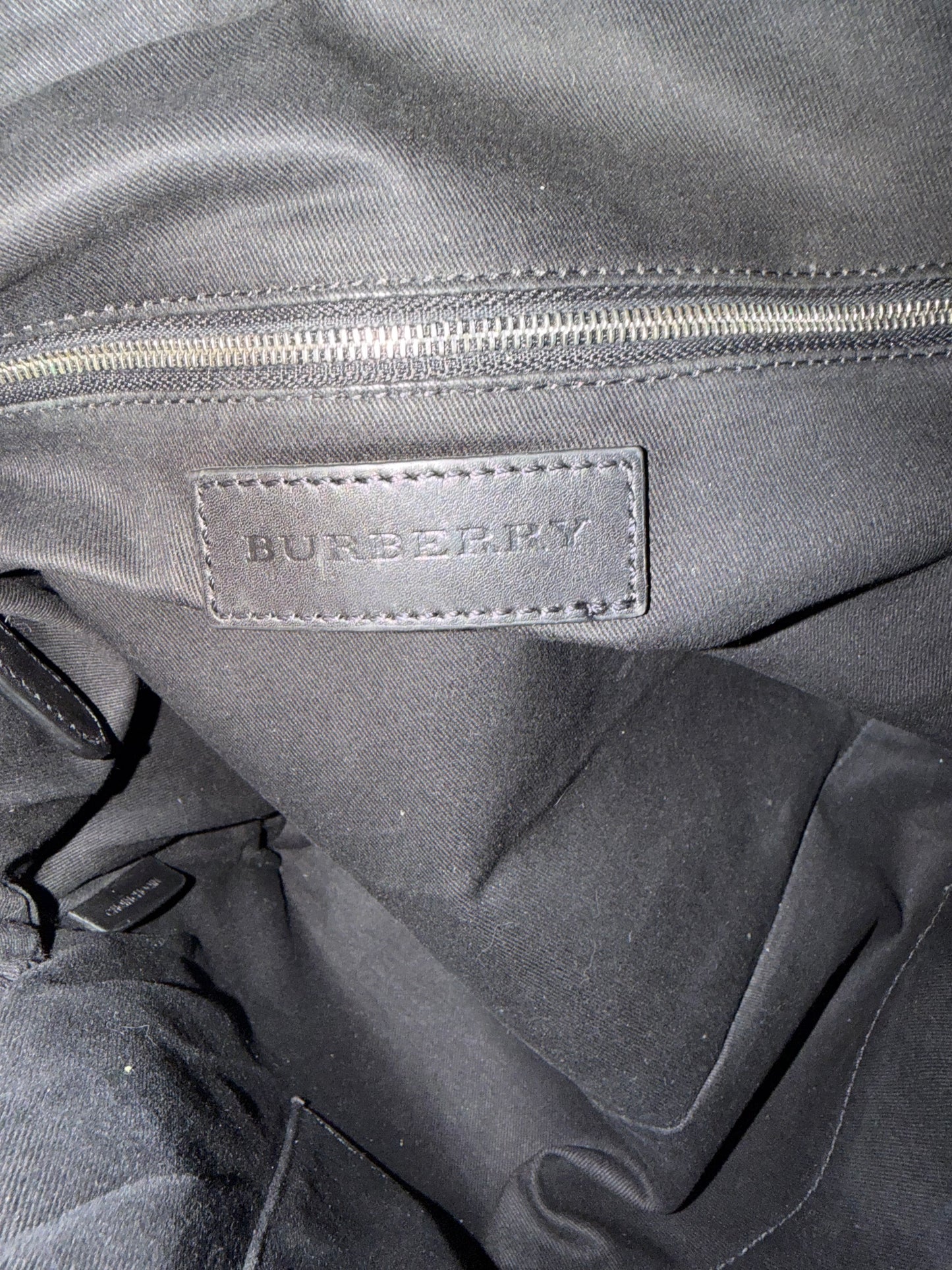 Burberry Smoked Check Coated Canvas and Leather The Barrow Briefcase Bag