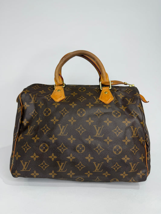LOUIS VUITTON Monogram Speedy 30