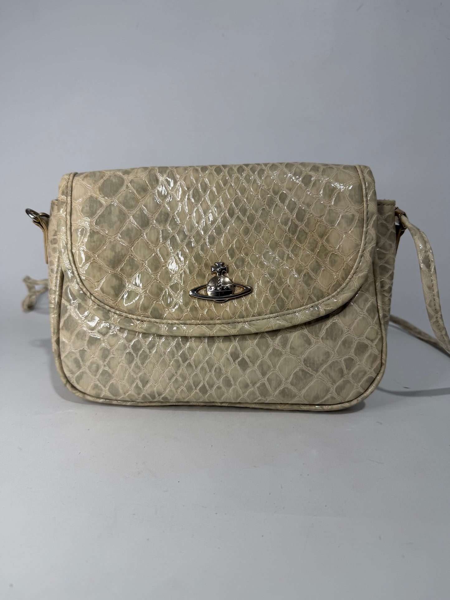 Vivienne Westwood crocodile embossed Crossbody Bag