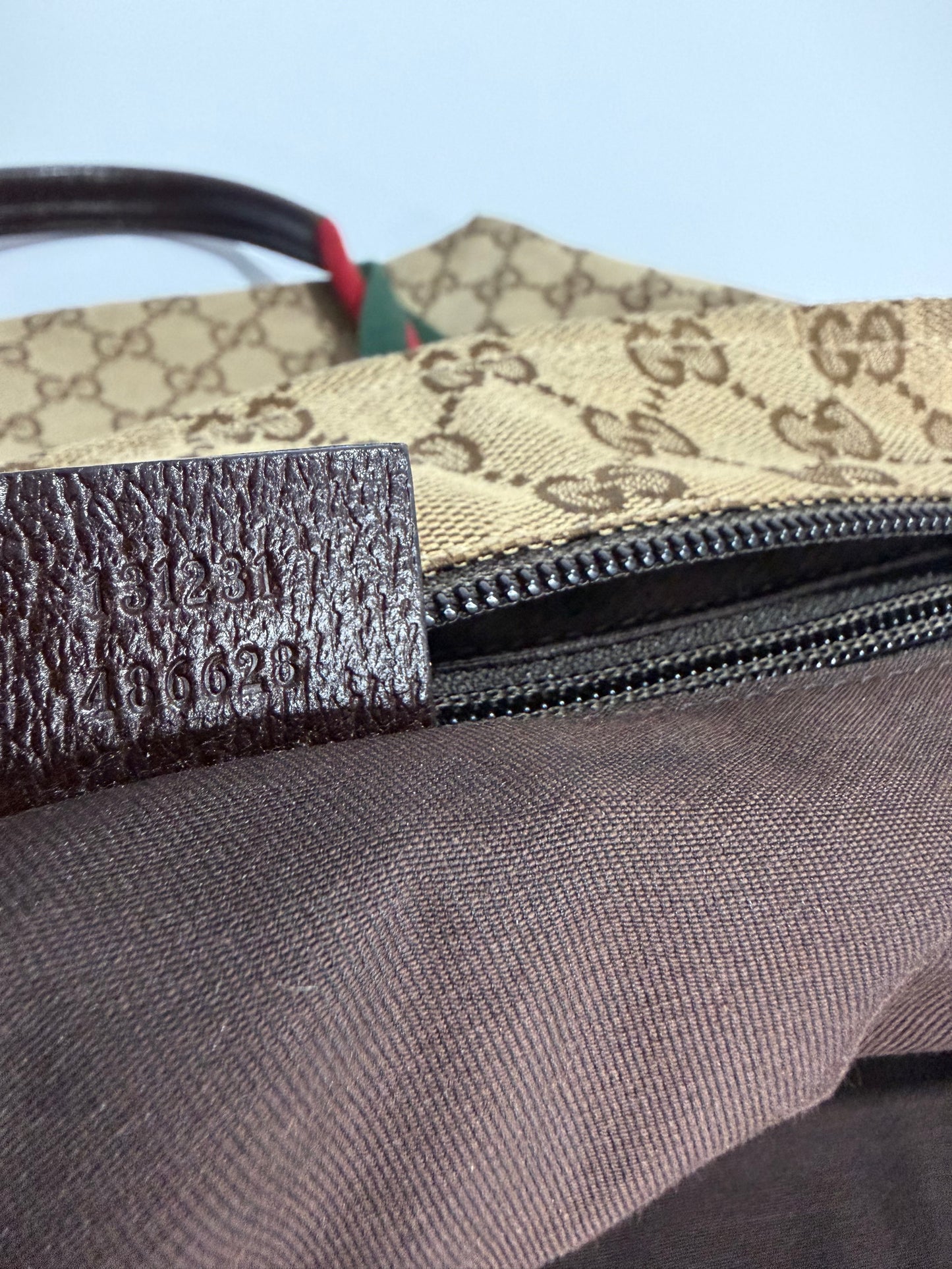GUCCI
GG Monogram Large Web Handle Bucket Tote
