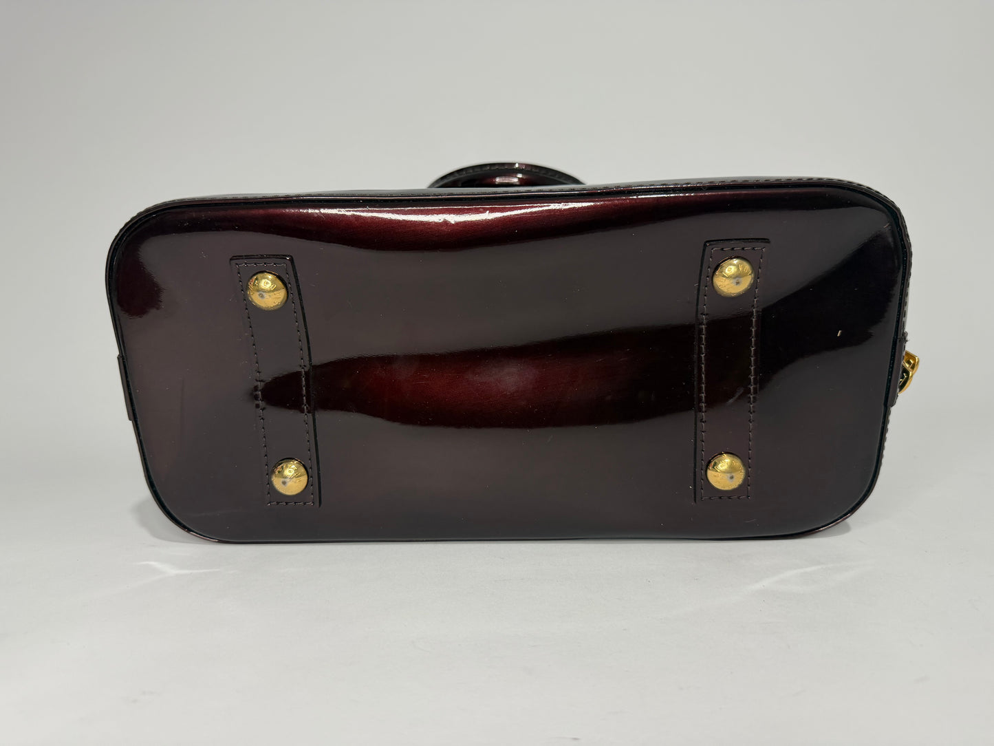 Louis Vuitton Amarante Monogram Vernis Alma PM Bag