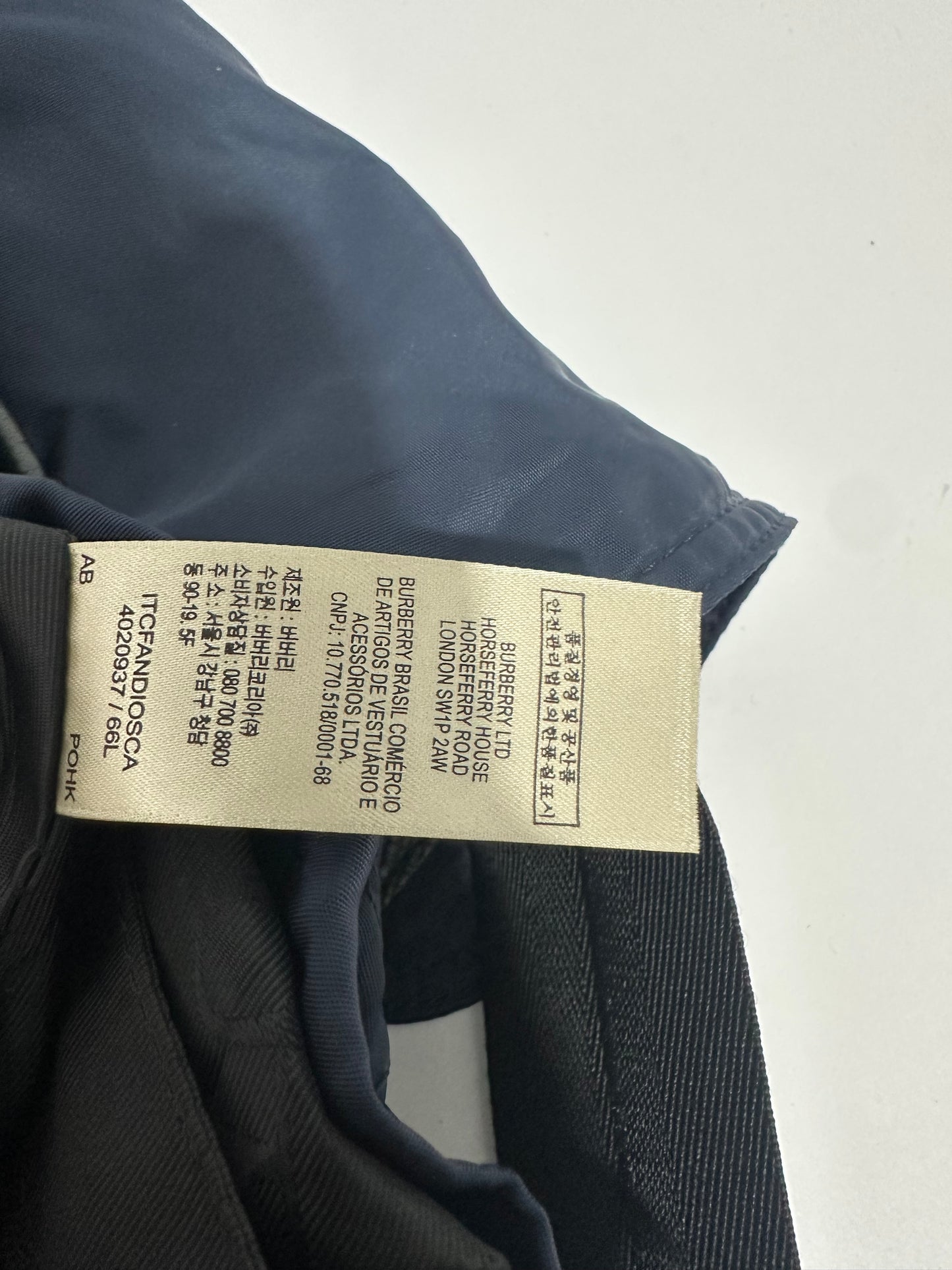 BURBERRY
Blue Nylon Rucksack Backpack Bag