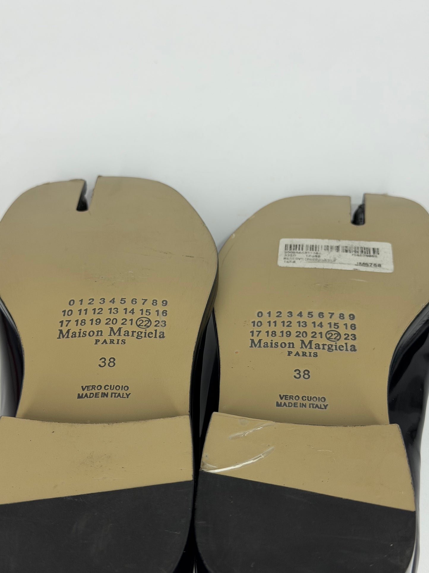 Maison Margiela Black Tabi City Mary-Janes Size 38EU/ 8 US/ 5 UK