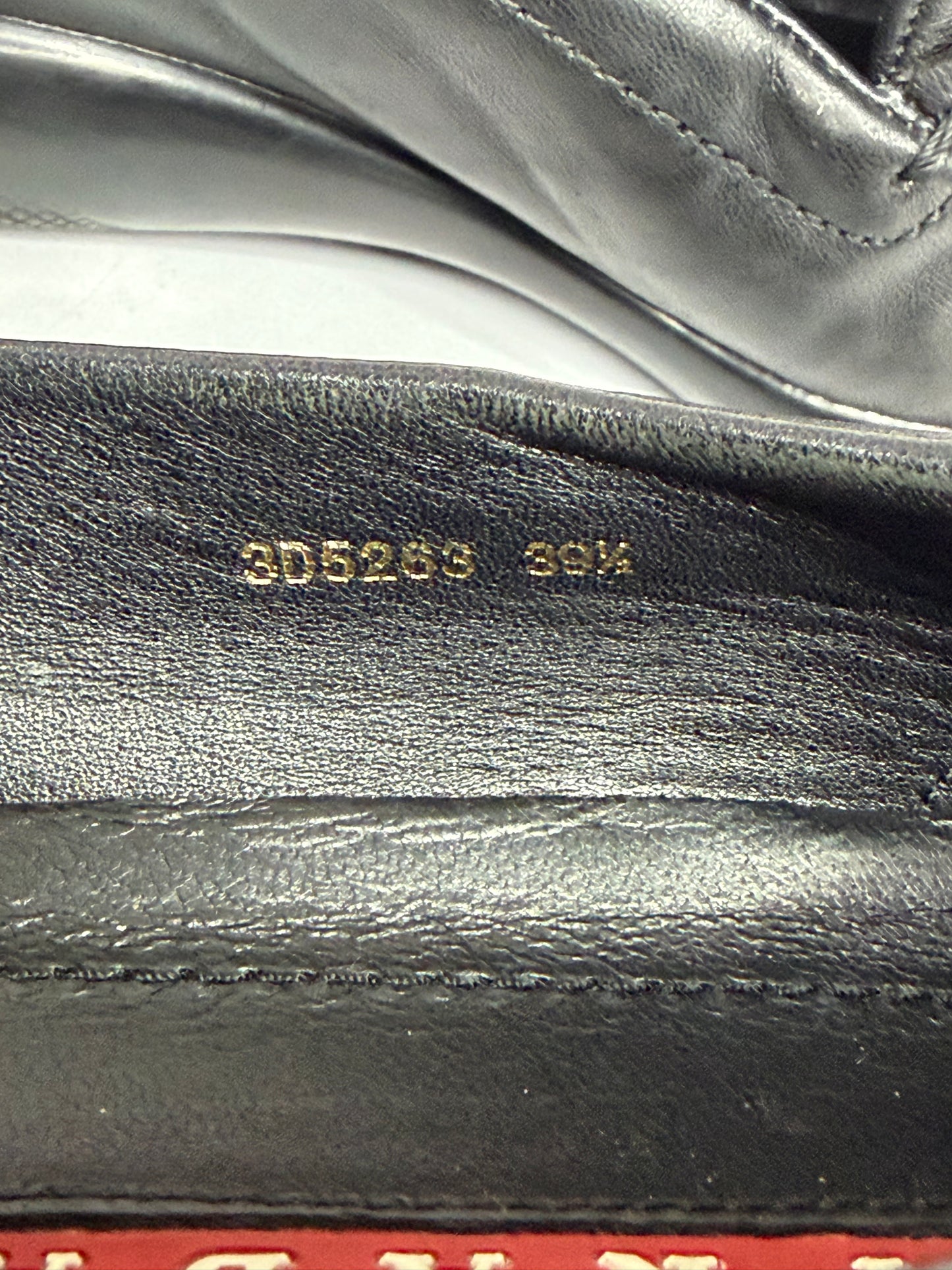 PRADA
Sport Black Nappa Leather Loafers Size 39.5 EU/ 6.5 UK/ 7.5 US