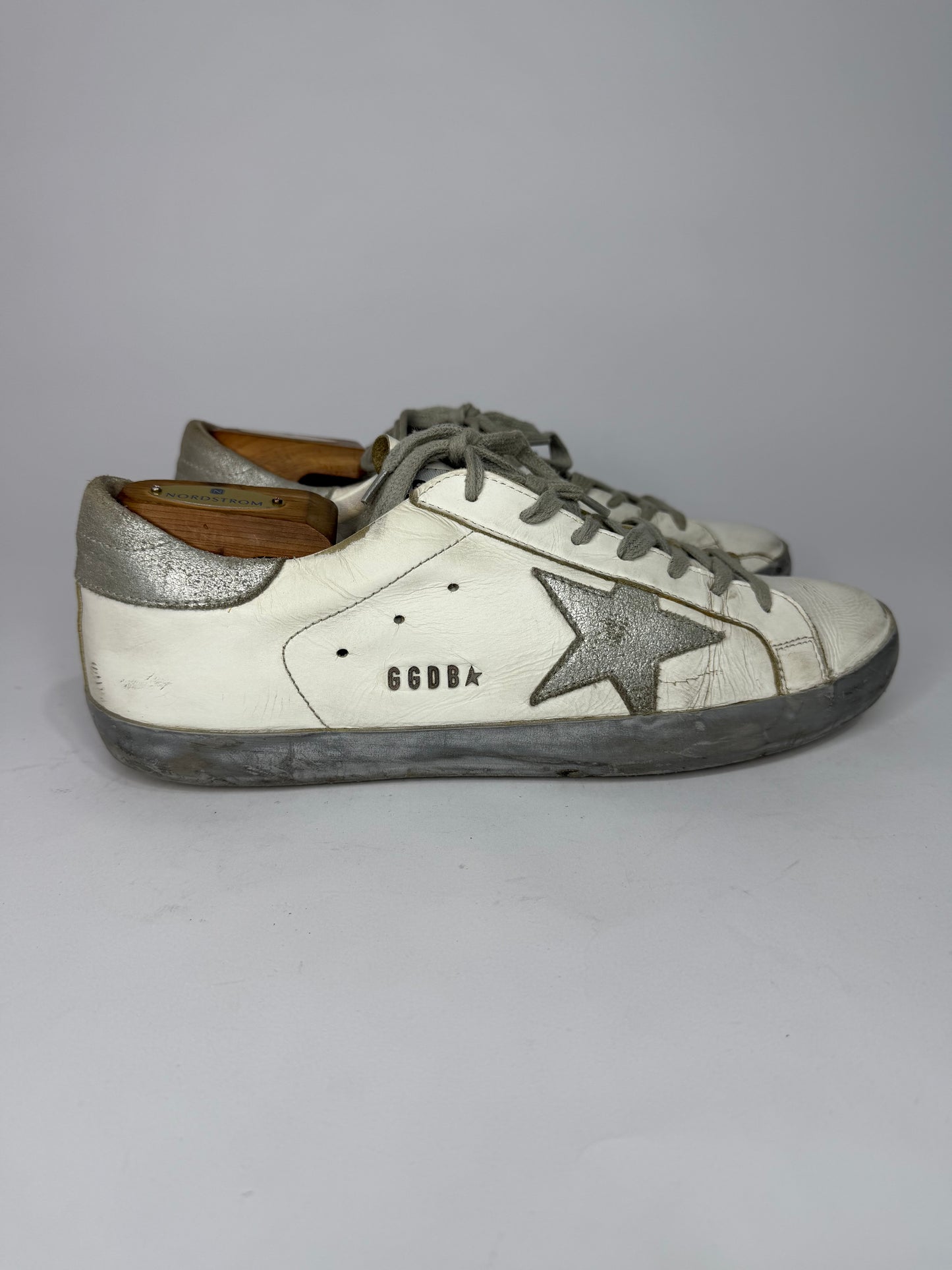Golden Goose Superstar  Tricolor Leather Suede Low Top Sneakers Size 43 EU/ 10 US/ 9 US