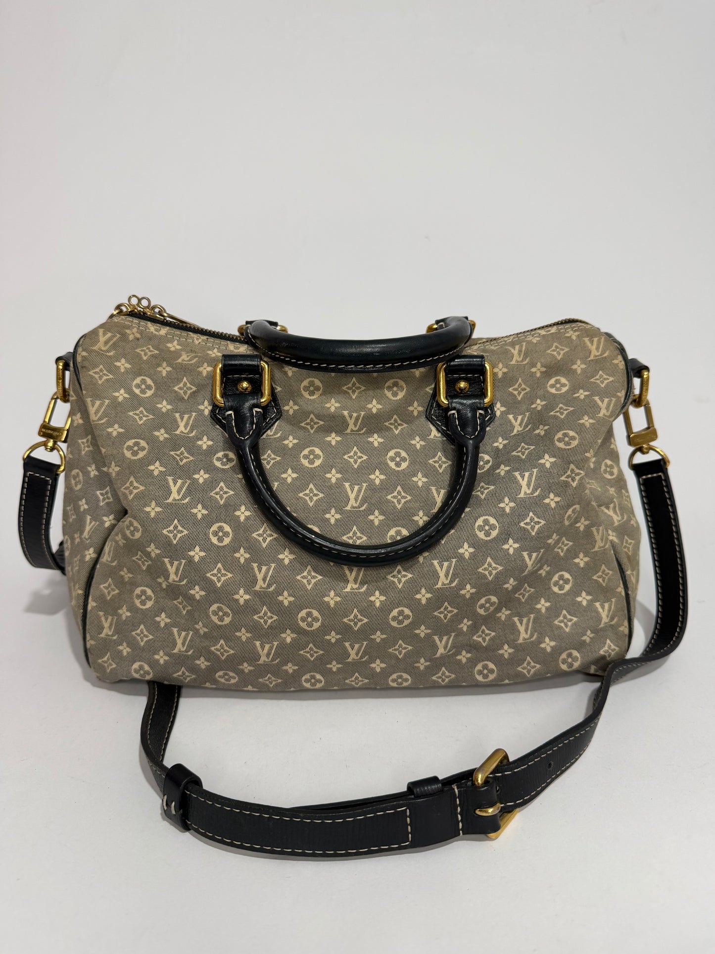 Louis Vuitton Monogram Canvas Mini Lin Speedy 30 Bag