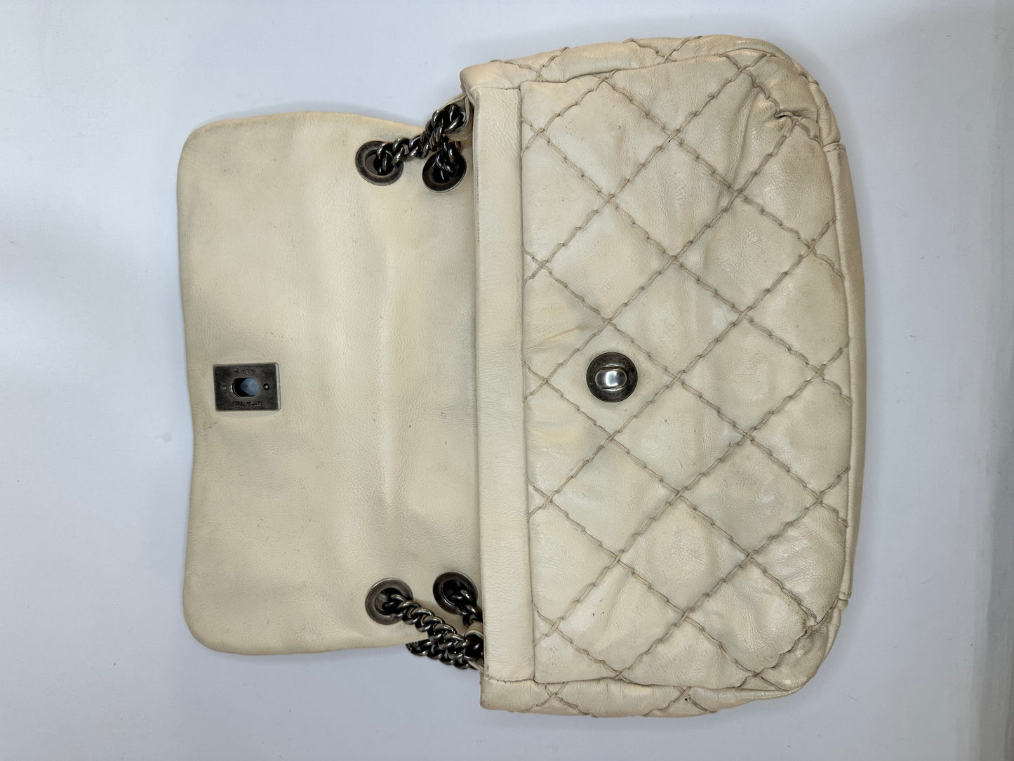 CHANEL

Calfskin Love Me Tender Flap Bag White