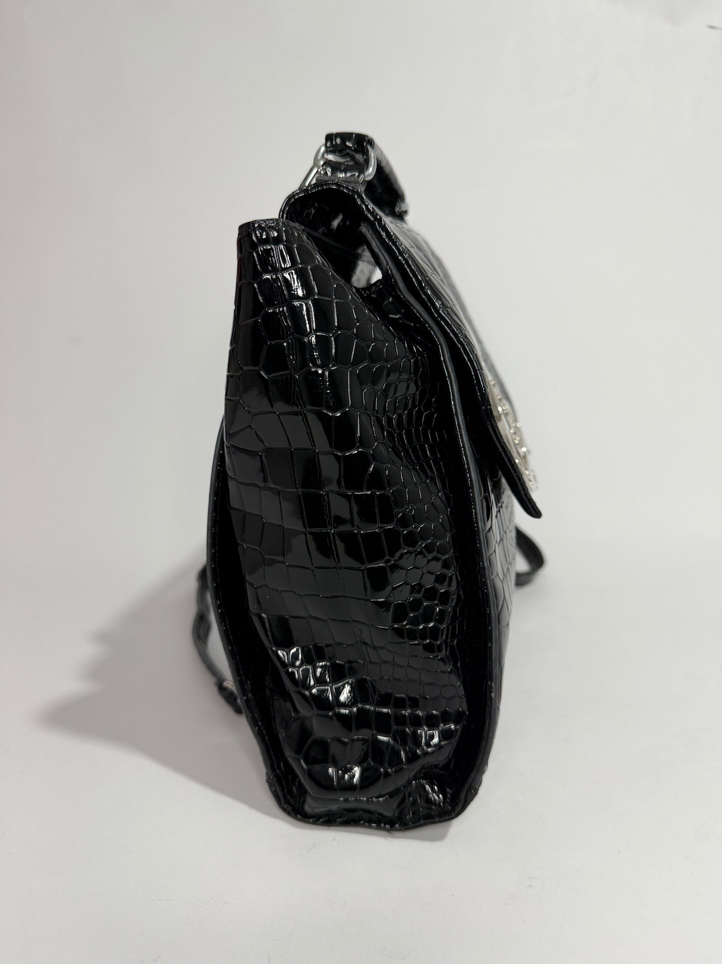 VIVIENNE WESTWOOD Orb-plaque Embossed Backpack In Black