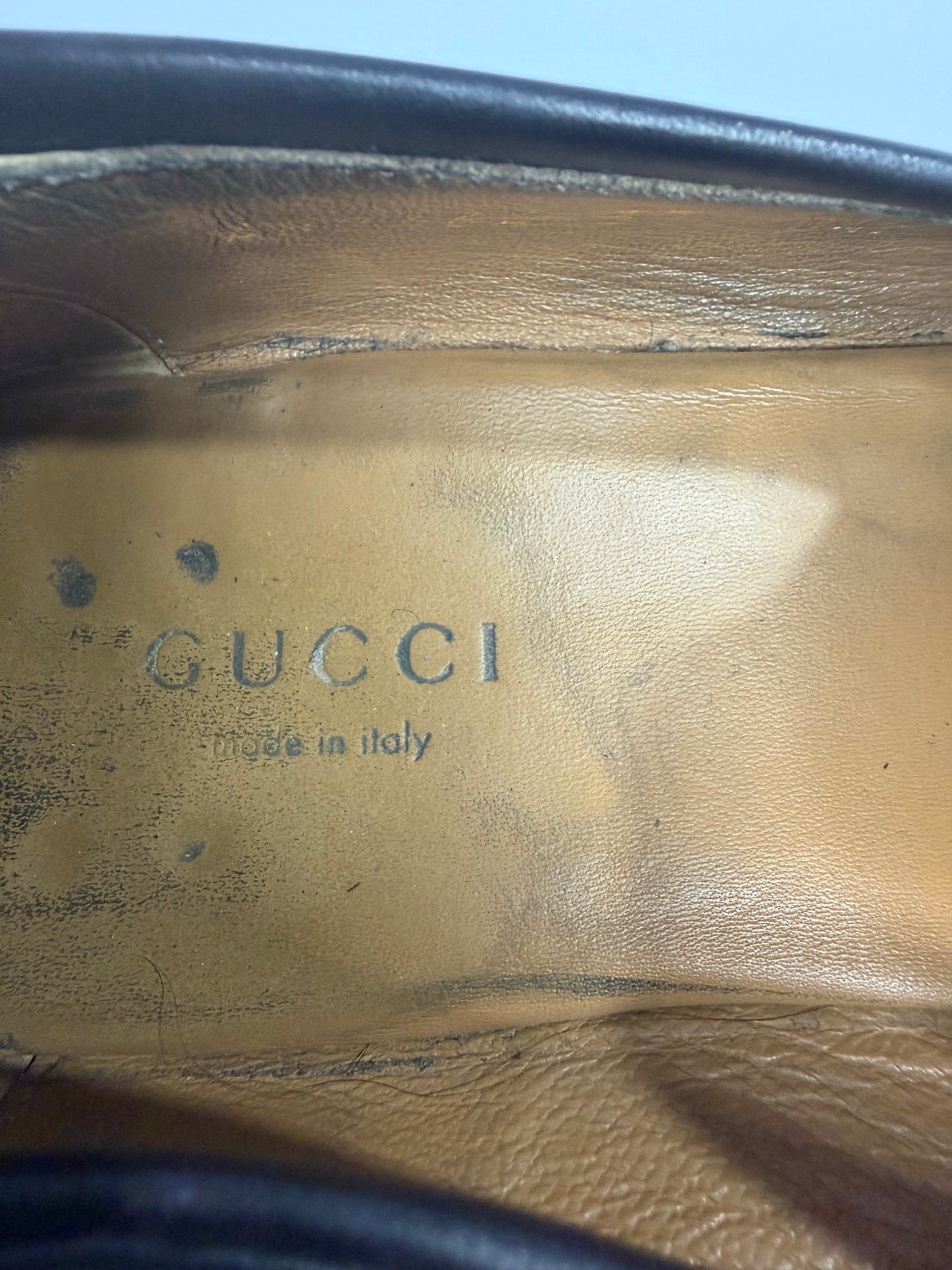Gucci Black Leather Jordaan Loafers Size 37 EU/7 US/ 4 UK