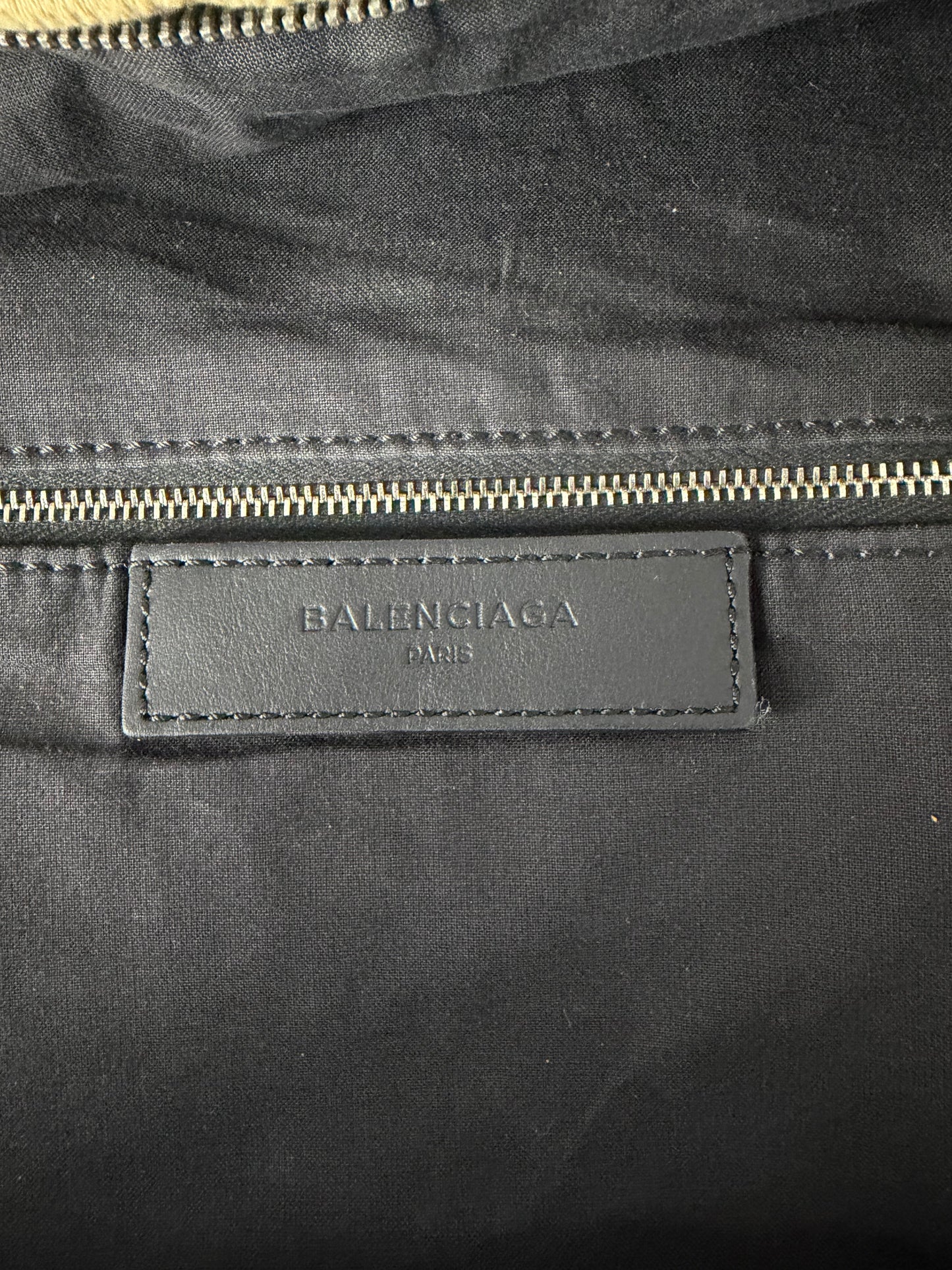 Balenciaga Canvas & Leather Logo Backpack