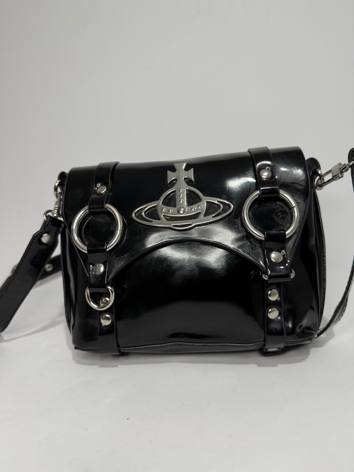 Vivienne Westwood Betty Mini Patent Leather Handbag