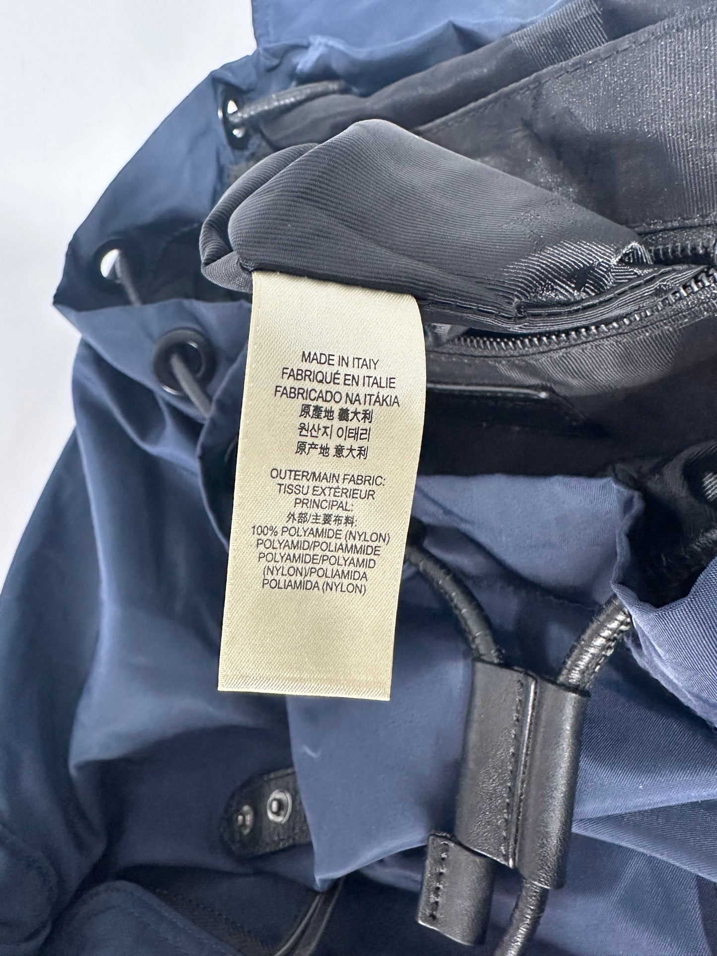 BURBERRY
Blue Nylon Rucksack Backpack Bag