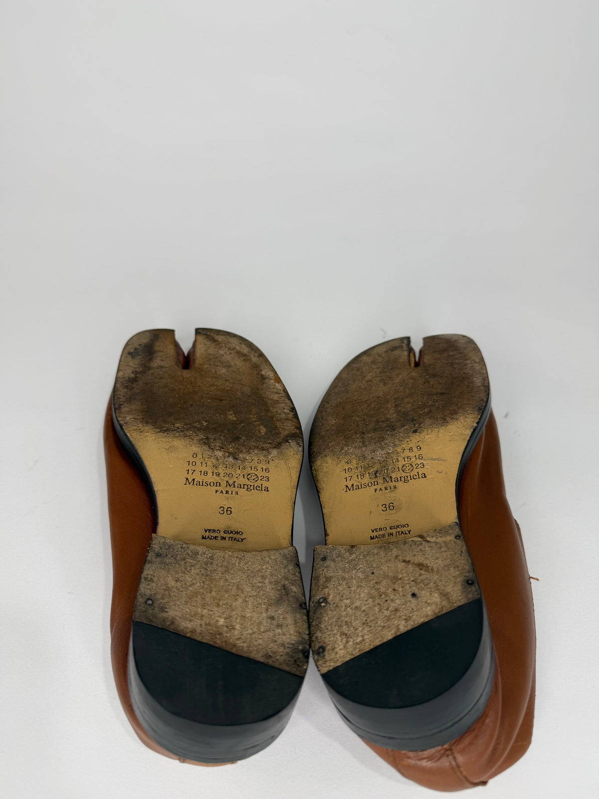Maison Margiela Brown Tabi City Mary-Janes Size 36EU/ 6 US/ 3 UK