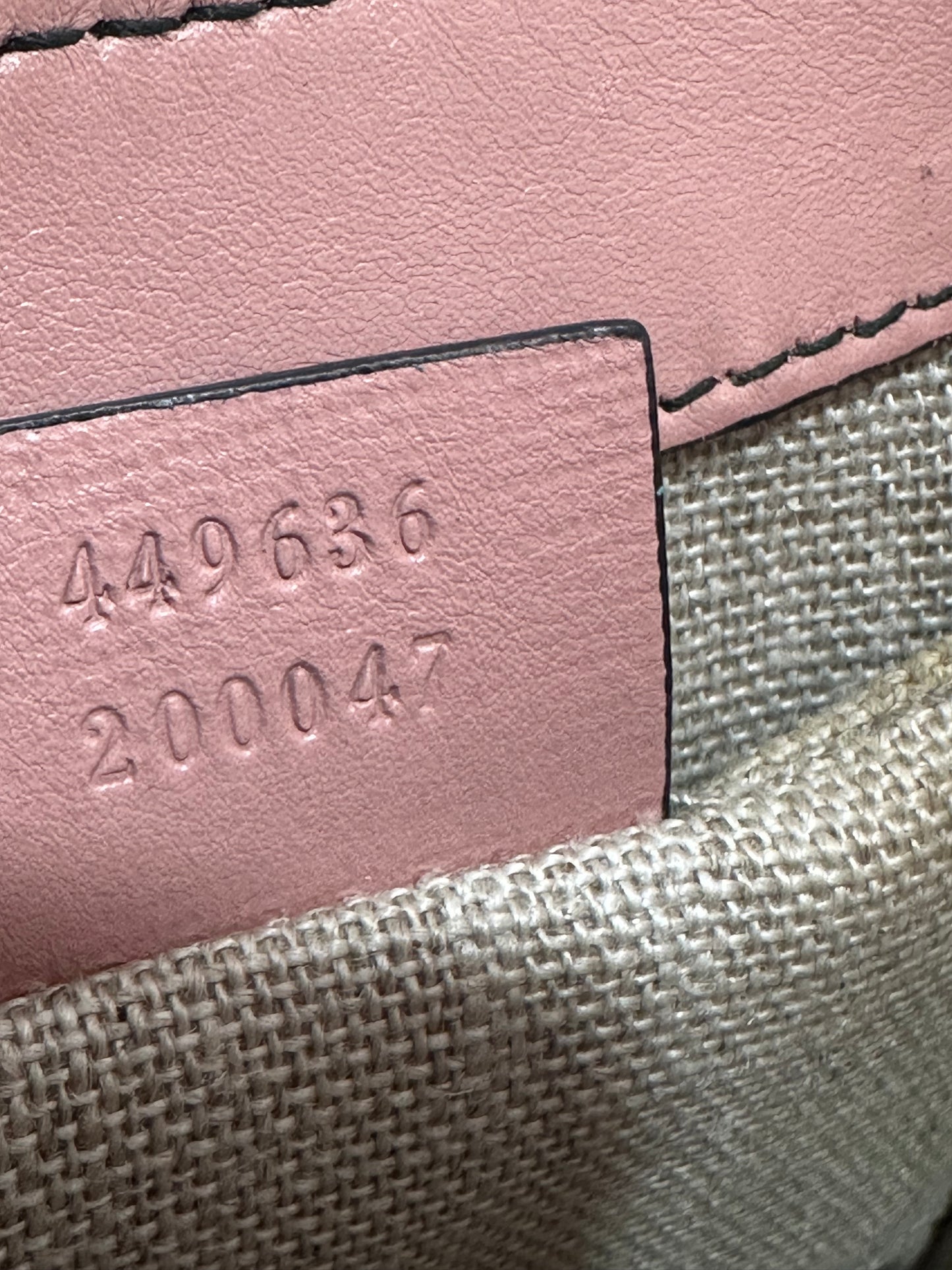 GUCCI
Pink Micro Guccissima Leather Emily Small Shoulder Bag