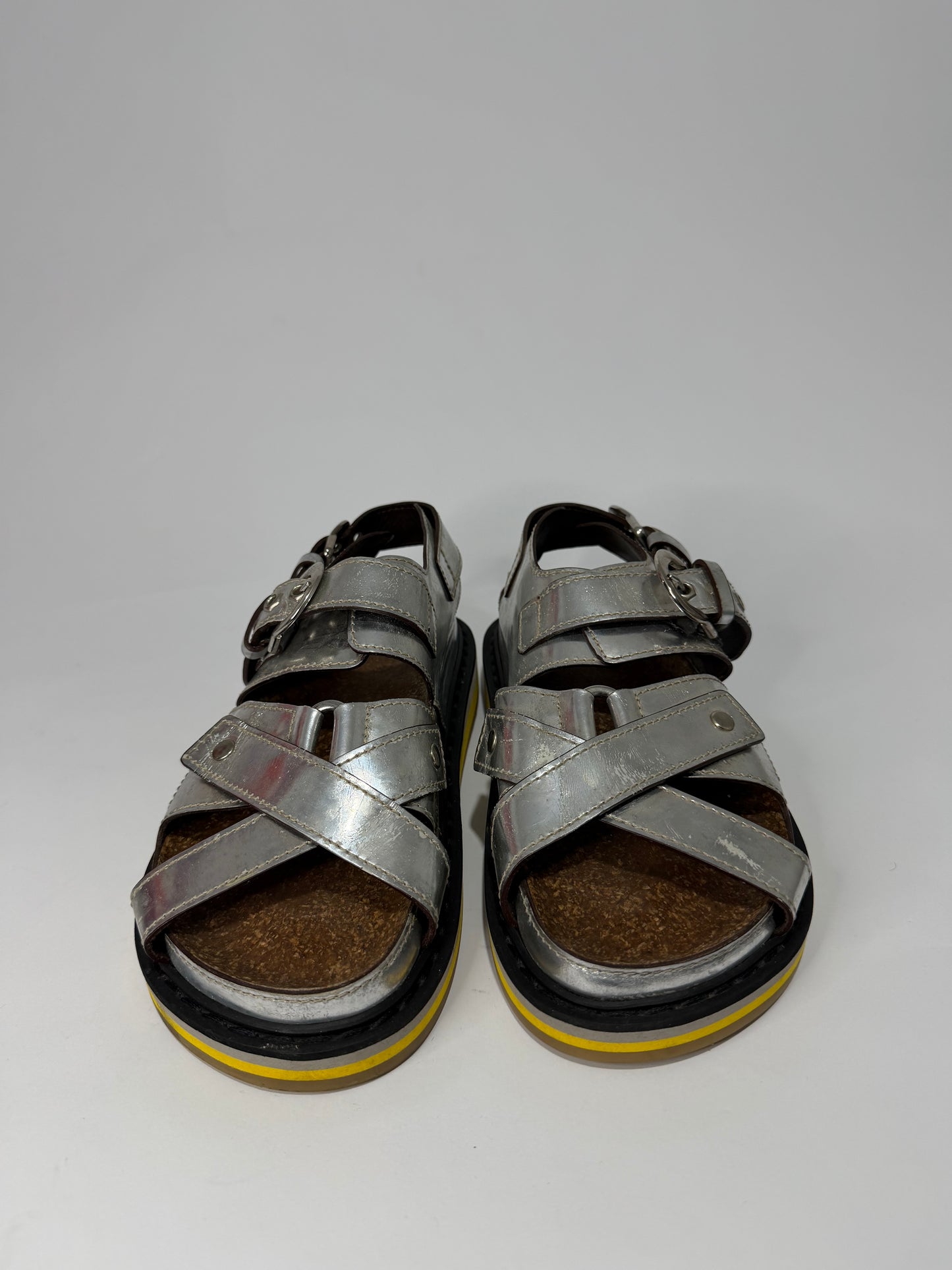 Maison Margiela
Patent Leather Slingback Sandals