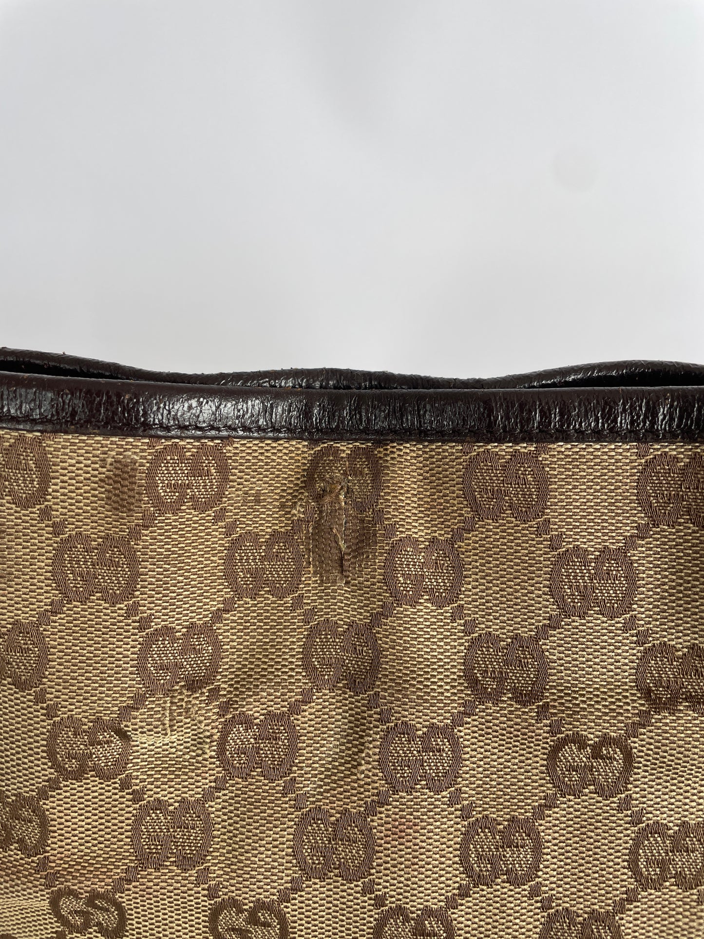 GUCCI
Monogram Eclipse Messenger Bag Brown