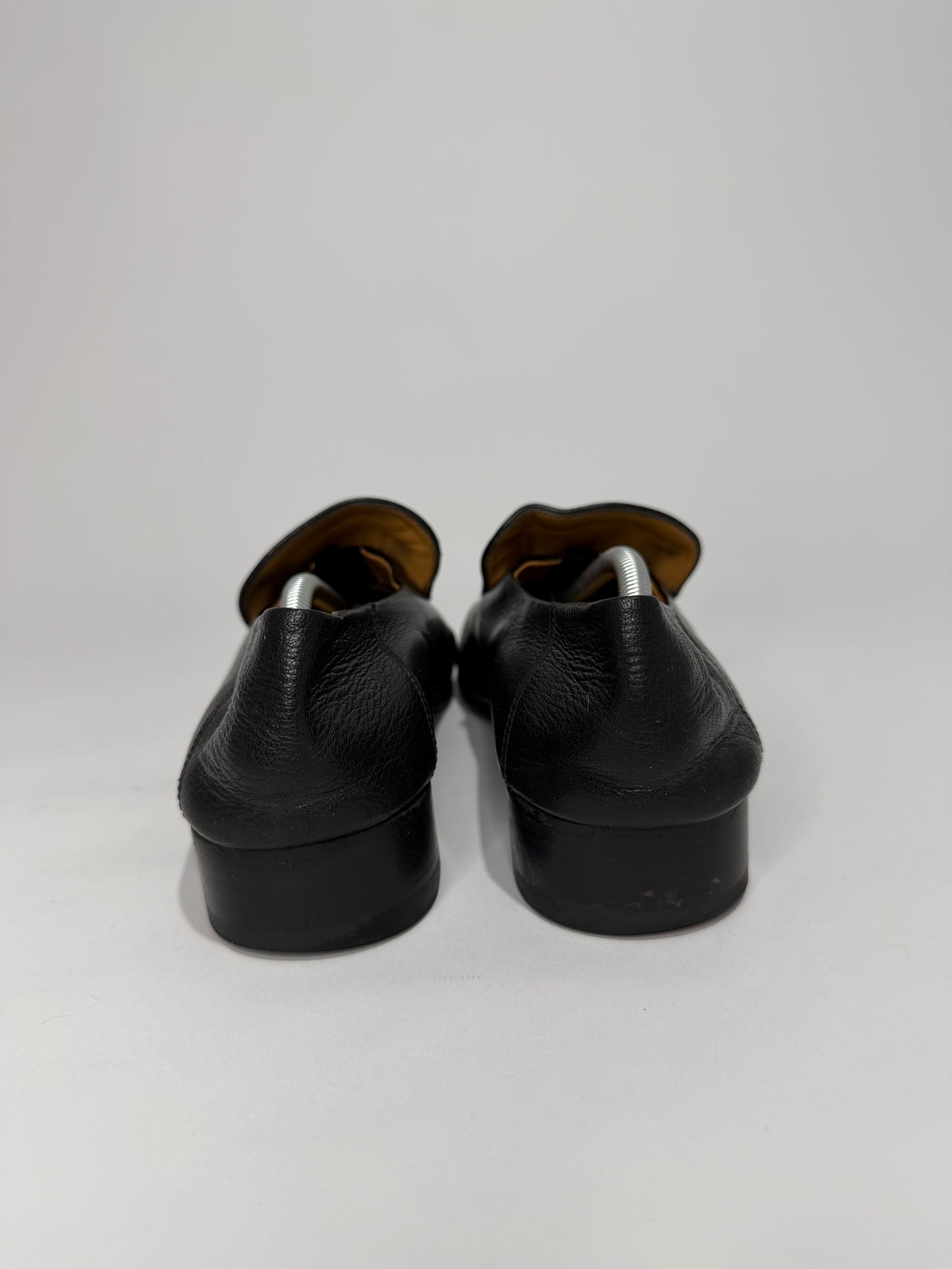 Gucci Black Leather Horsebit Foldable Loafers Size 37.5 EU/ 7.5 US/ 4. 5 Uk