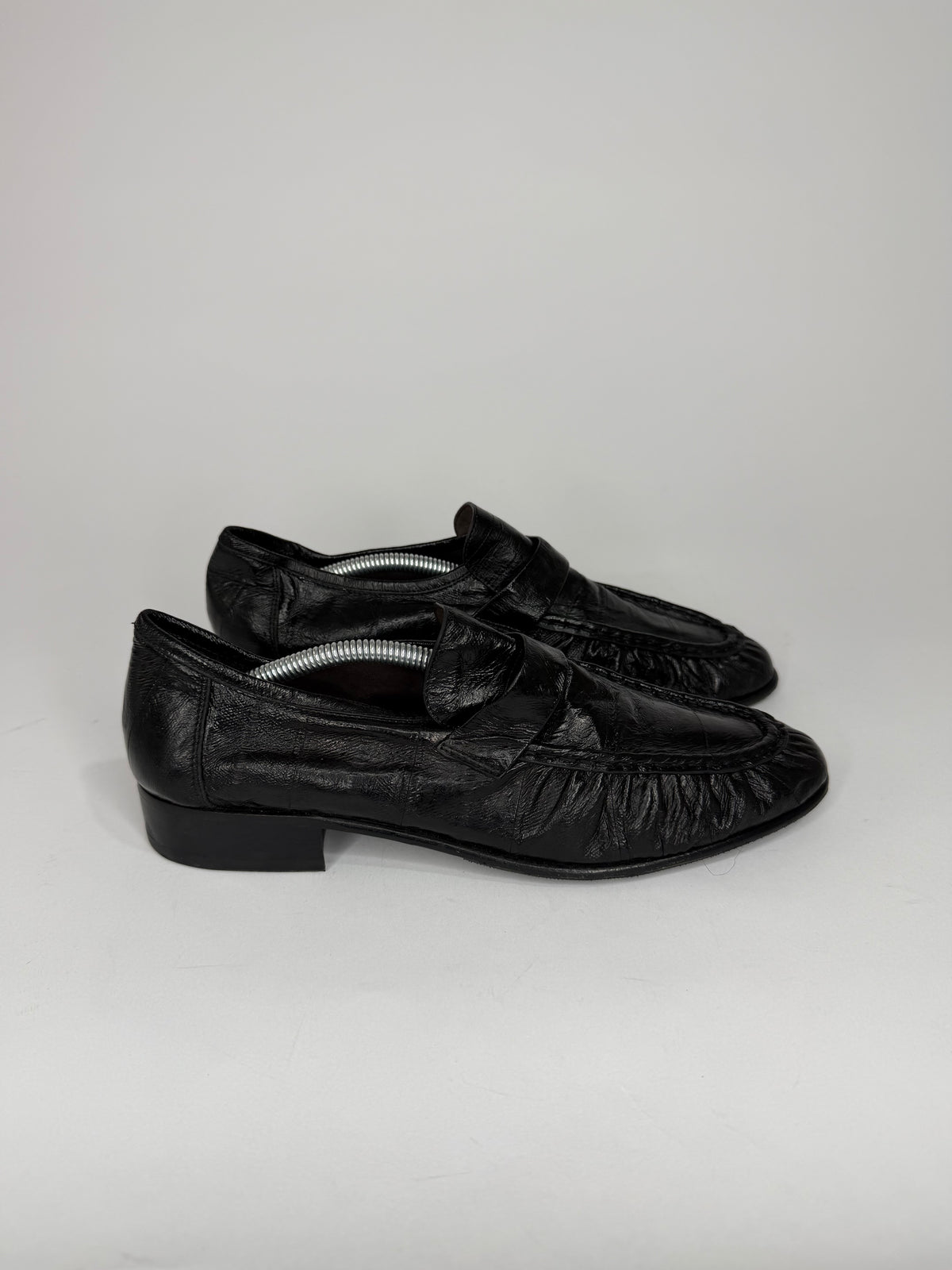 The Row Black Eel Loafers  Size 39 EU/ 9 US/ 6 UK