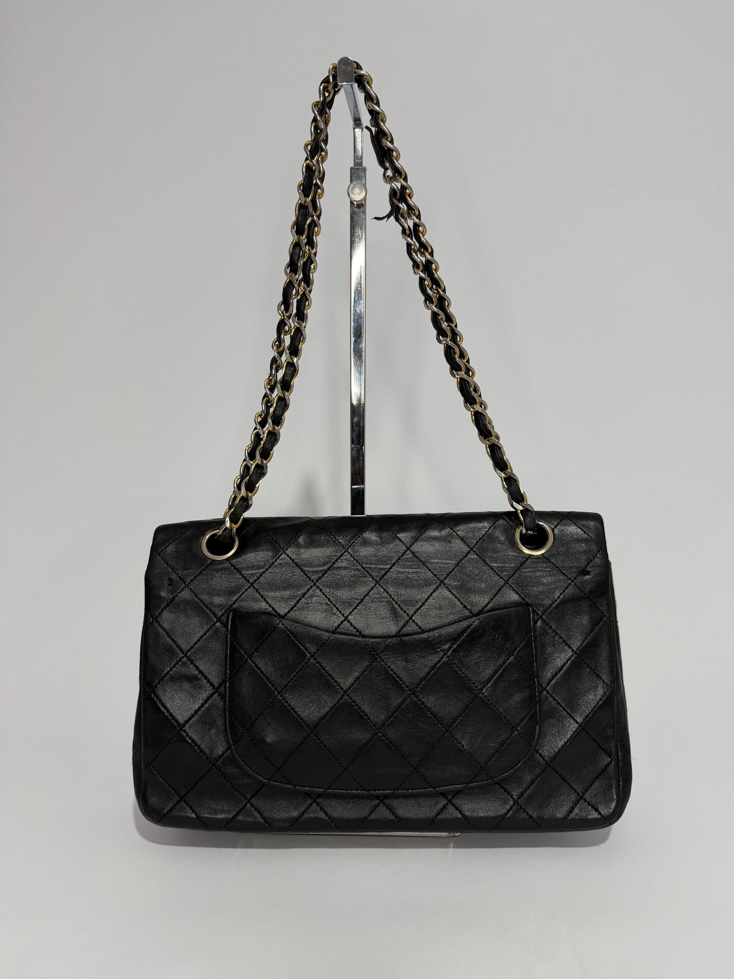 Chanel Black Vintage Lambskin Medium Classic Flap Bag