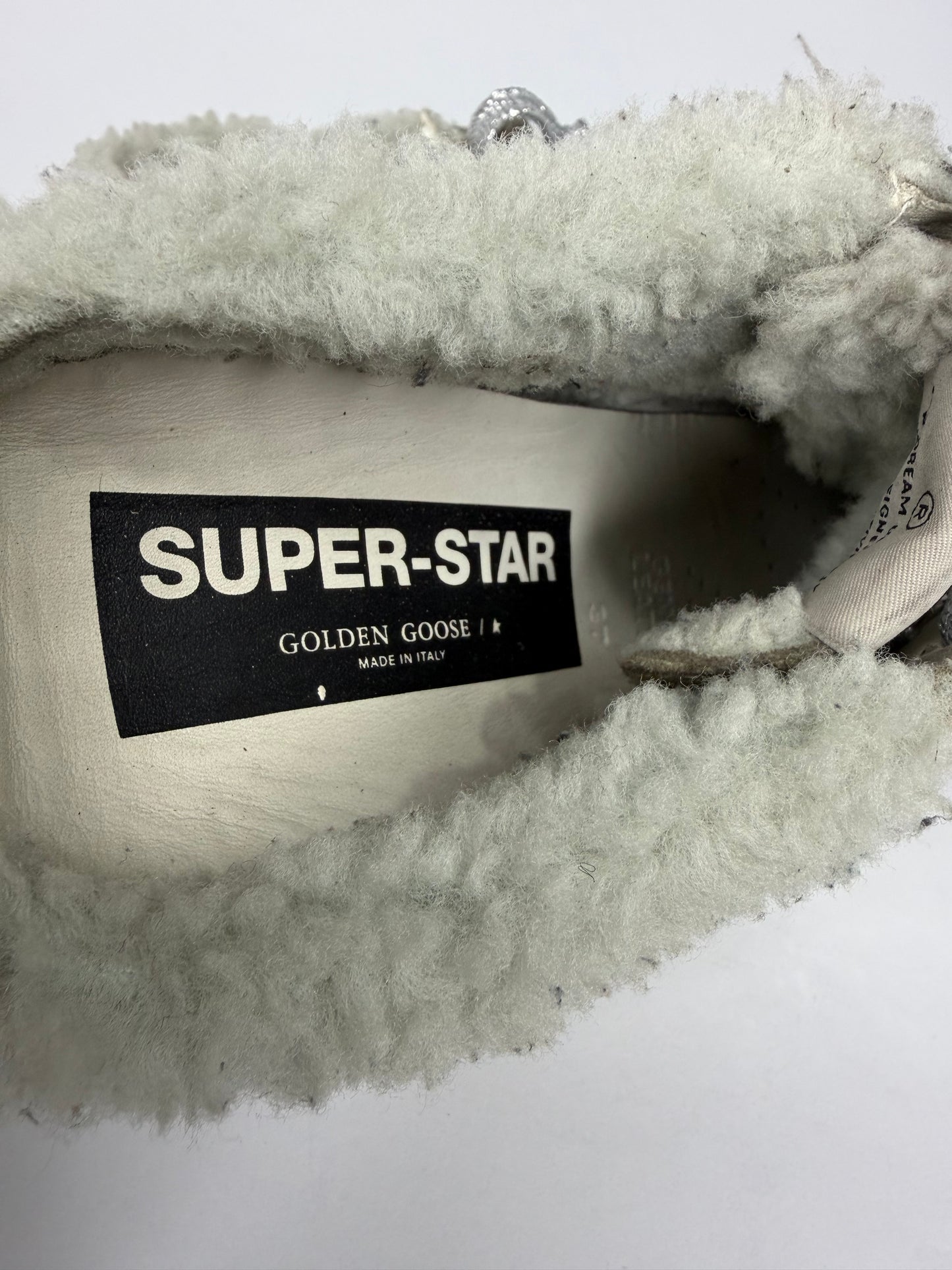 GOLDEN GOOSE 
Super-Star Sabot School Penstar Slippers Size 37 EU/ 7 US