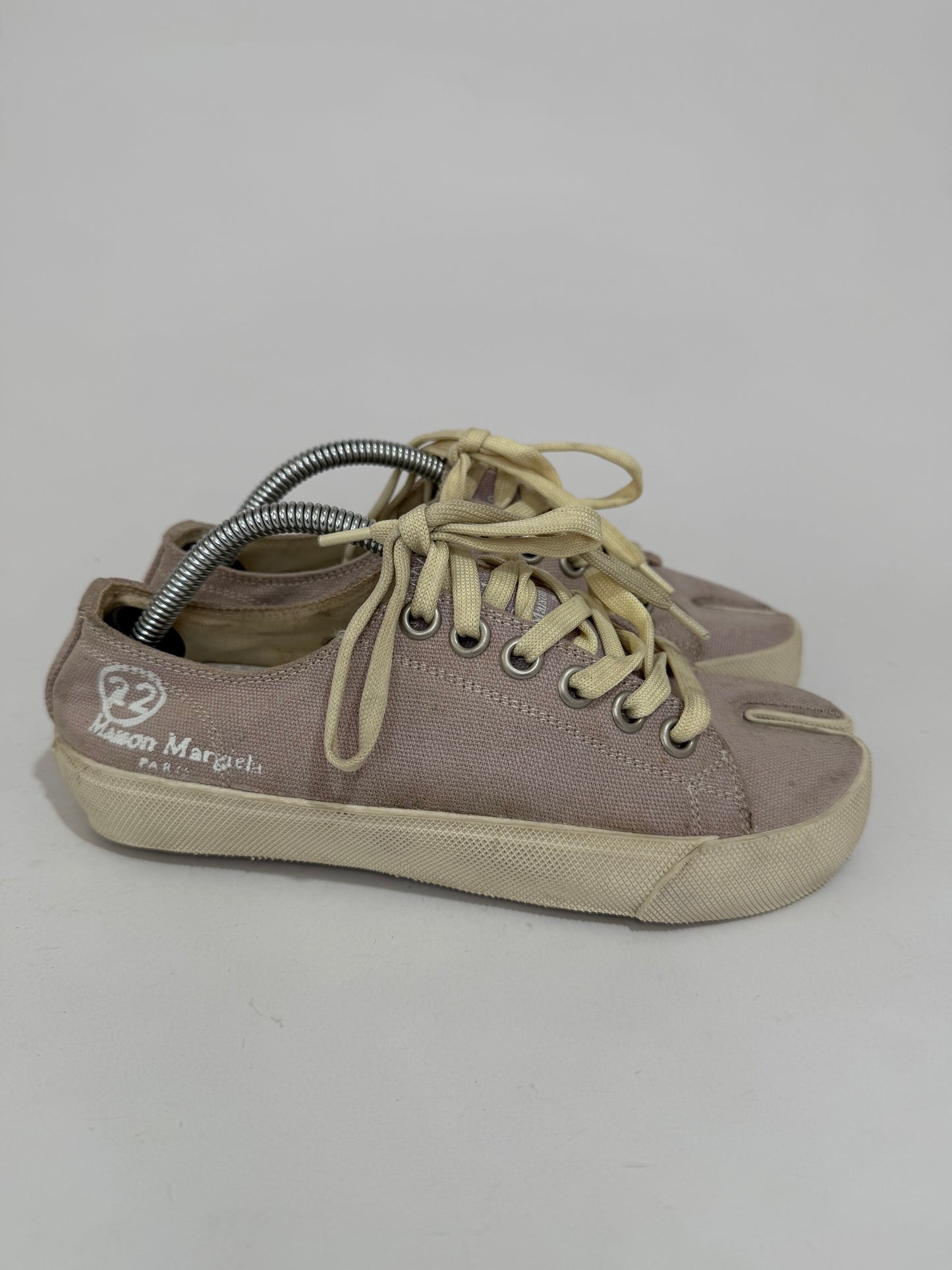 Maison Margiela Tabi Canvas Low-Top Sneakers Pastel EU 36 Made in Italy