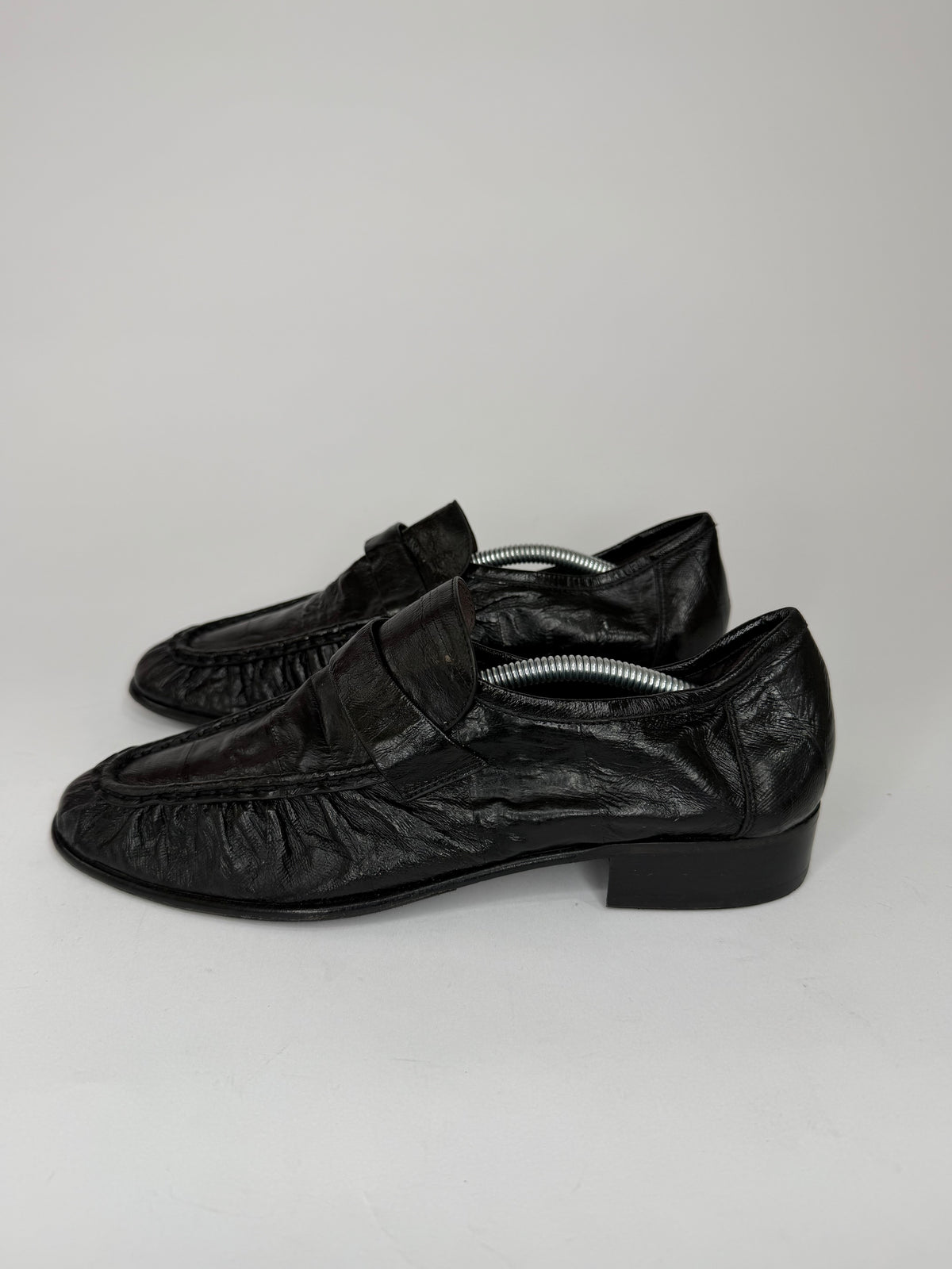 The Row Black Eel Loafers  Size 39 EU/ 9 US/ 6 UK