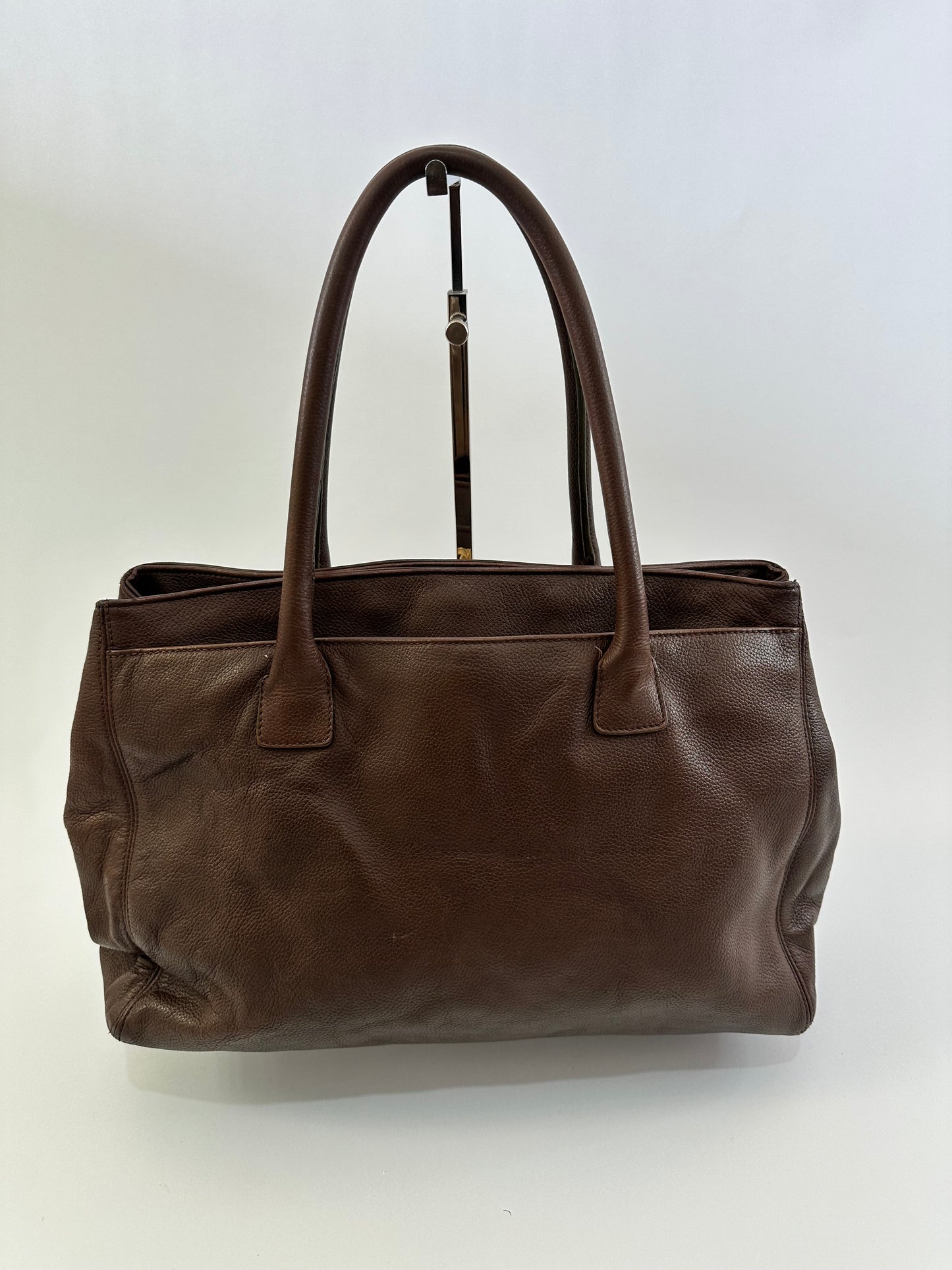 Chanel Brown Leather Executive Cerf Tote