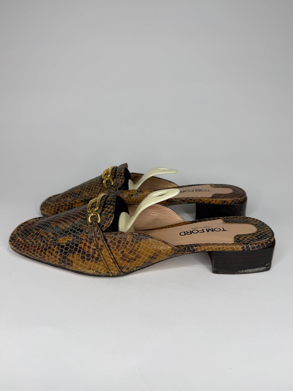 TOM FORD
Leather Croc-Embossed Whitney Mules 25 Size 40 EU/ 10 US/ 7 UK