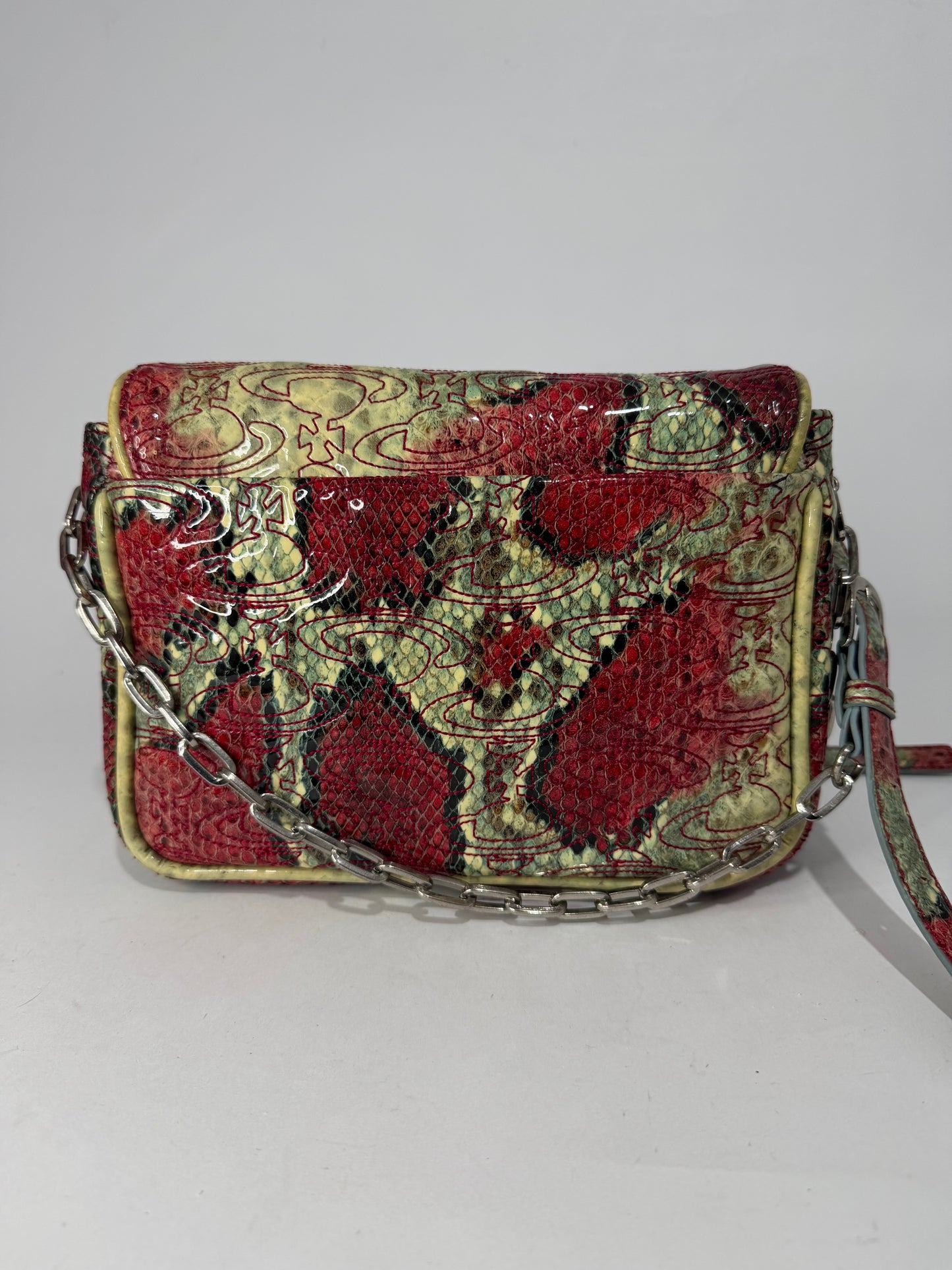 Vivienne Westwood Python Pattern Shoulder Bag