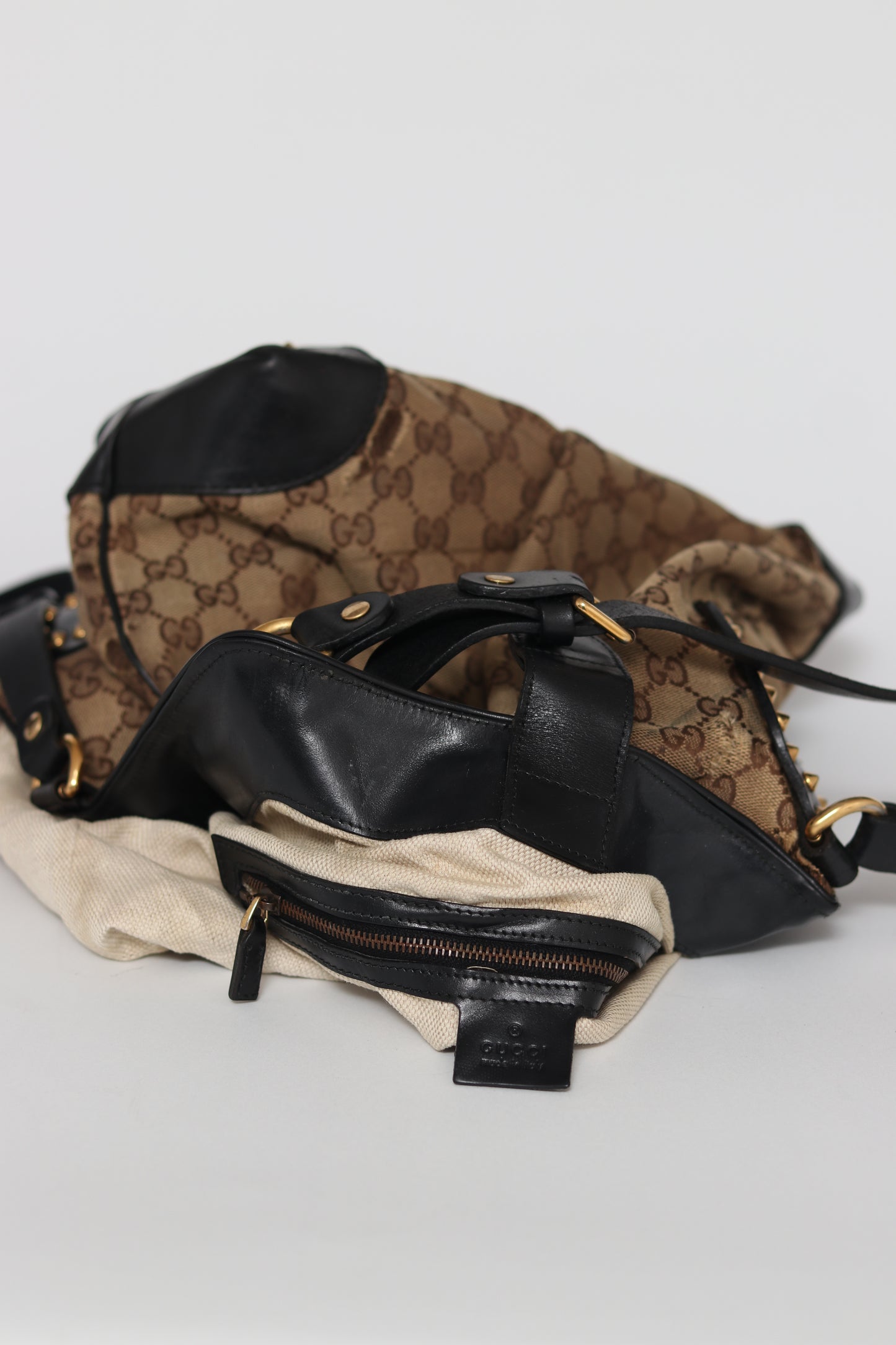 Gucci
GG Canvas Studded Hobo