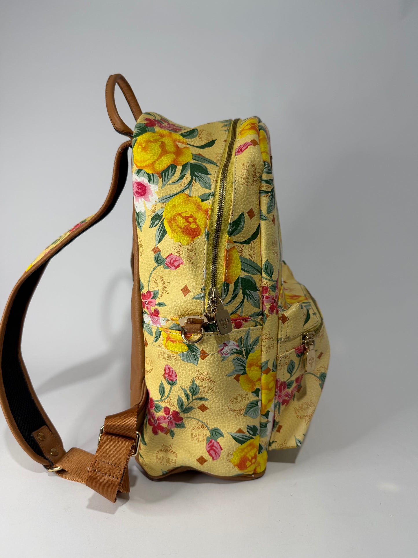 MCM Floral Print Backpack – Limited Collaboration (MCM x Phenomenon)
