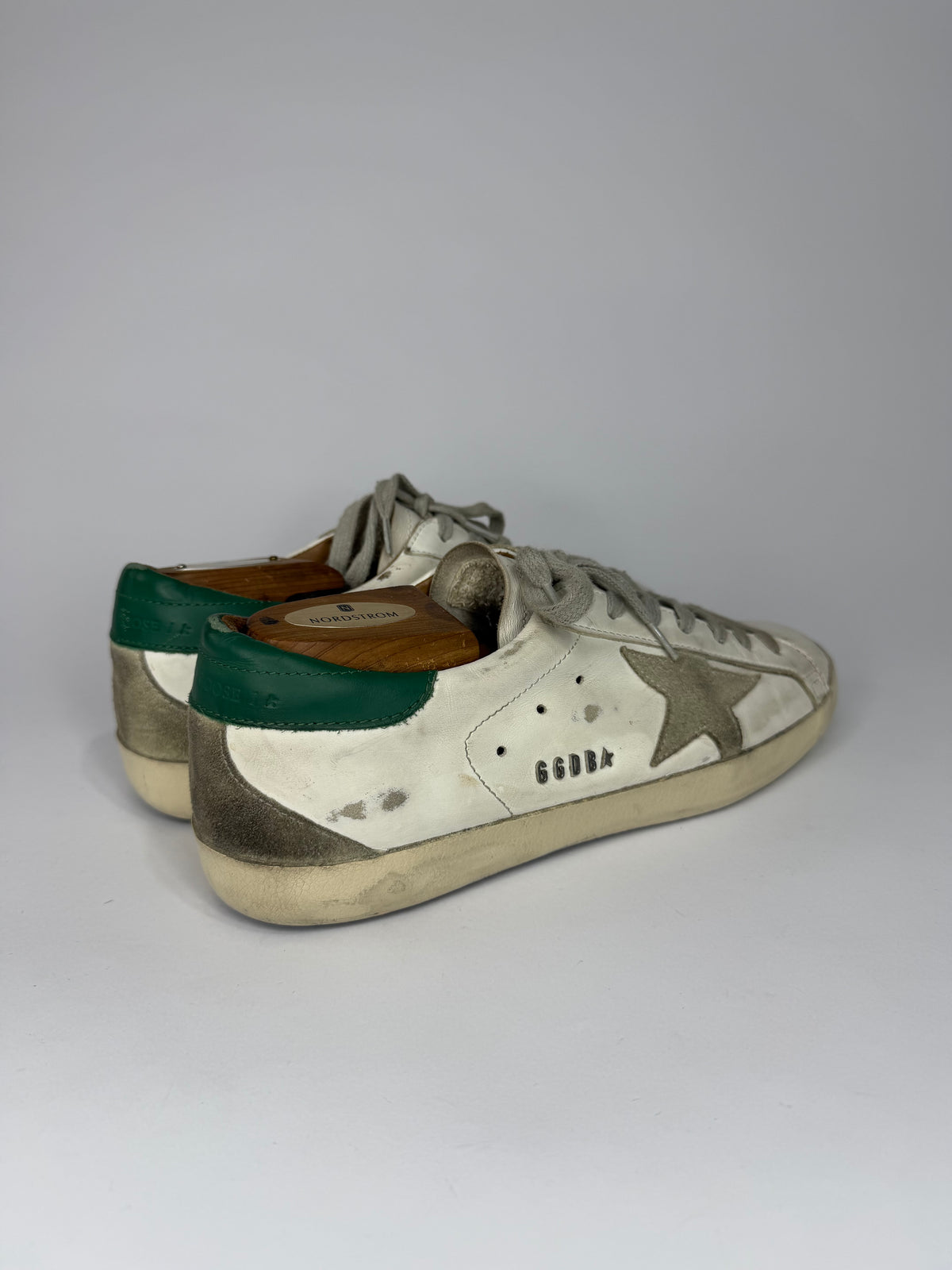 Golden Goose Superstar Leather Suede Low Top Sneakers Size 41 EU