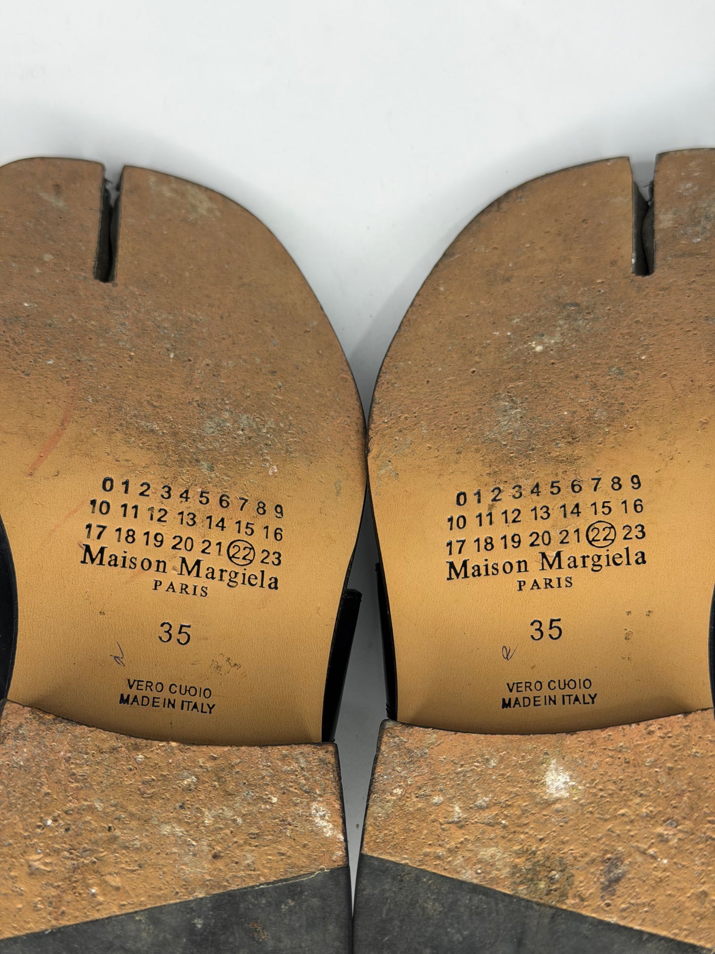 Maison Margiela Tabi Leather Sandals Size 35EU/ 5 US/ 2 UK