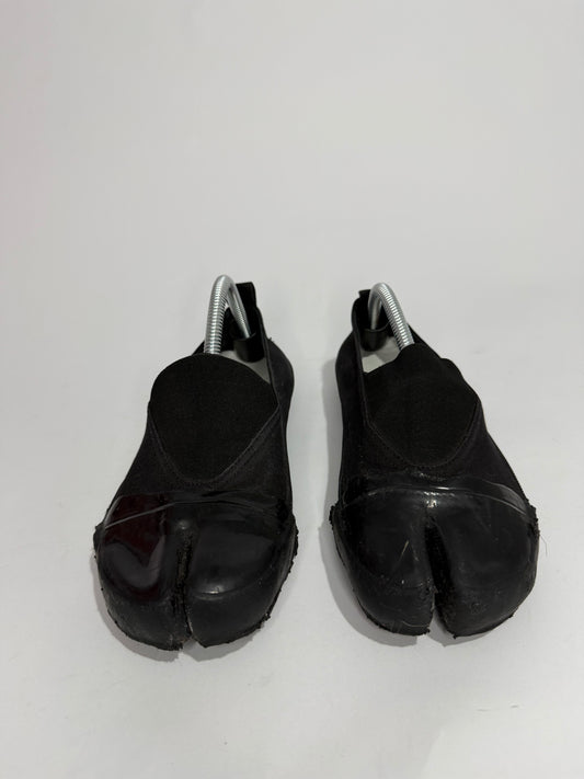 Maison Margiela Black Tabi Vandal Slip-On Sneakers Size 37 EU/ 7 US/ 4 UK