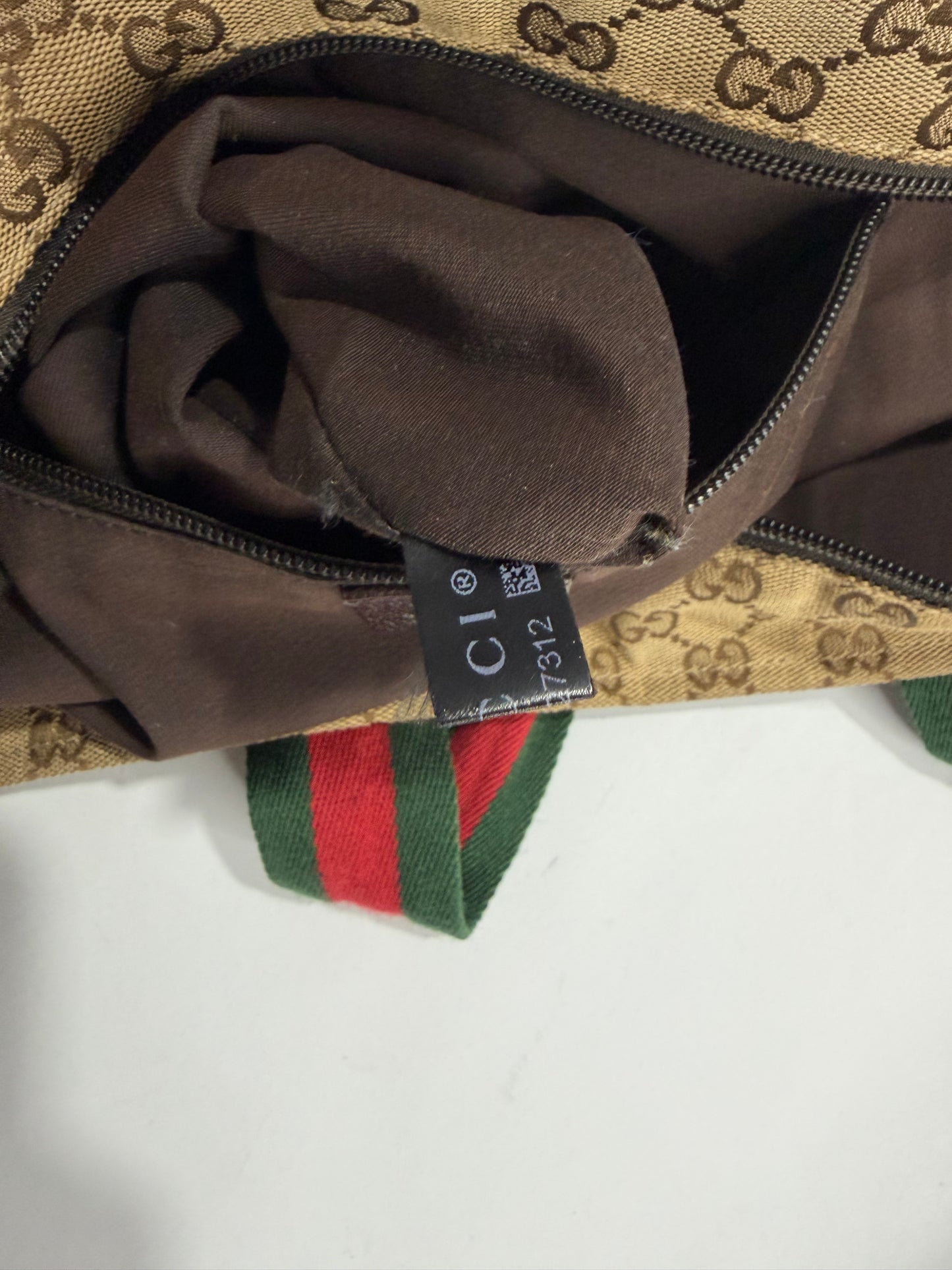 GUCCI
GG Monogram Large Web Handle Bucket Tote