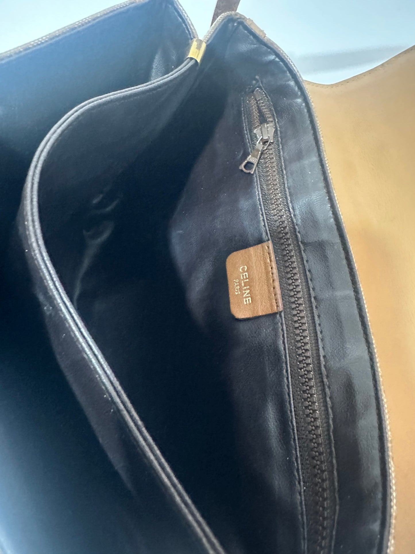 Vintage Brown Celine
Macadam Messenger Bag