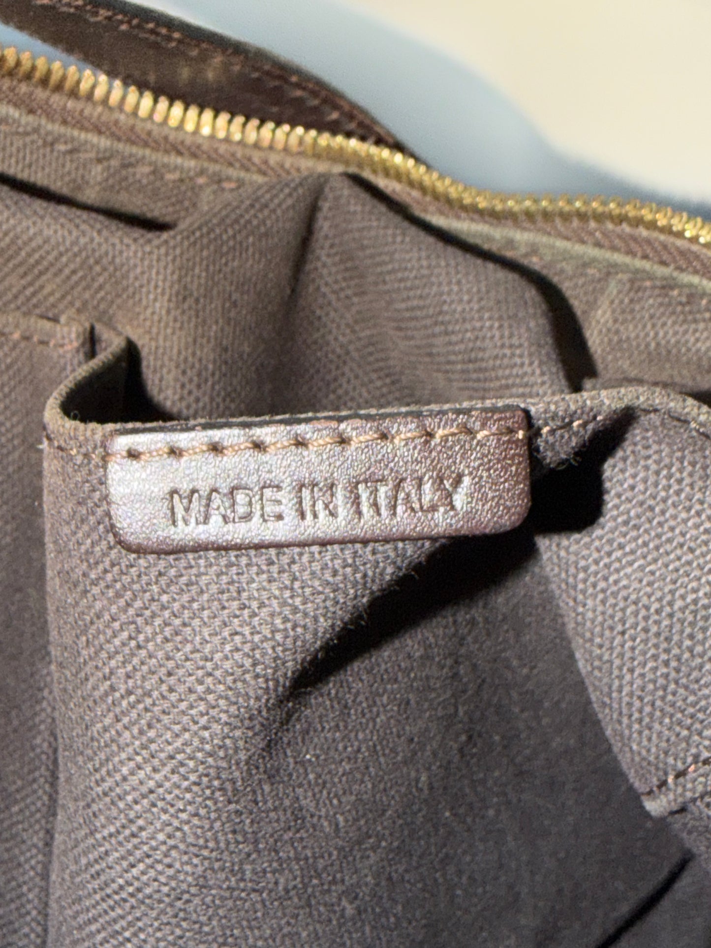 BURBERRY
Chocolate Leather Haymarket Check Coated Canvas Dachett Medium Hobo Bag