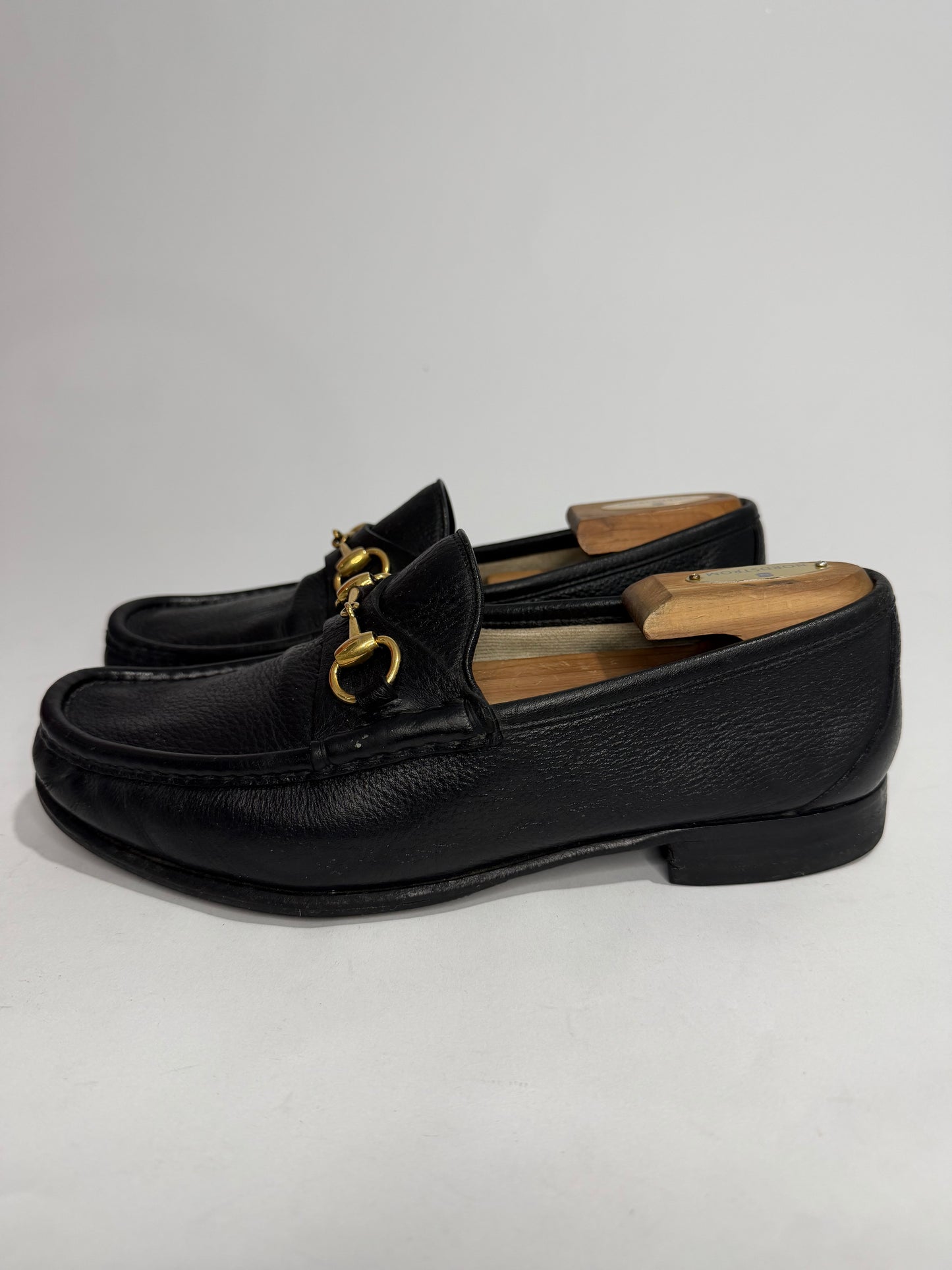 Gucci Black Leather 1953 Horsebit Loafers Size 7 UK/ 8 US